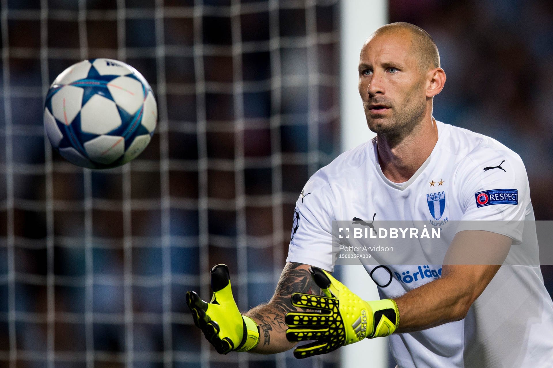 Malmö FFs målvakt Johan Wiland