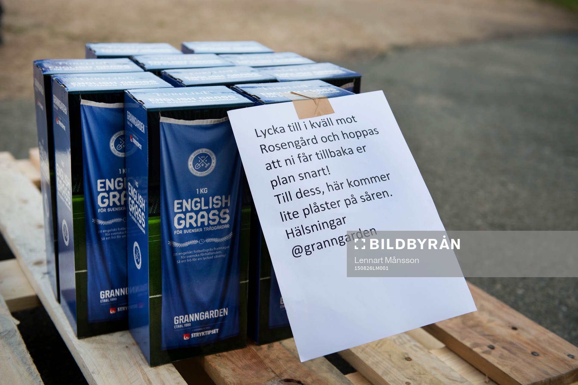 Svenska Spel levererar gräsfrö till Kristianstad,