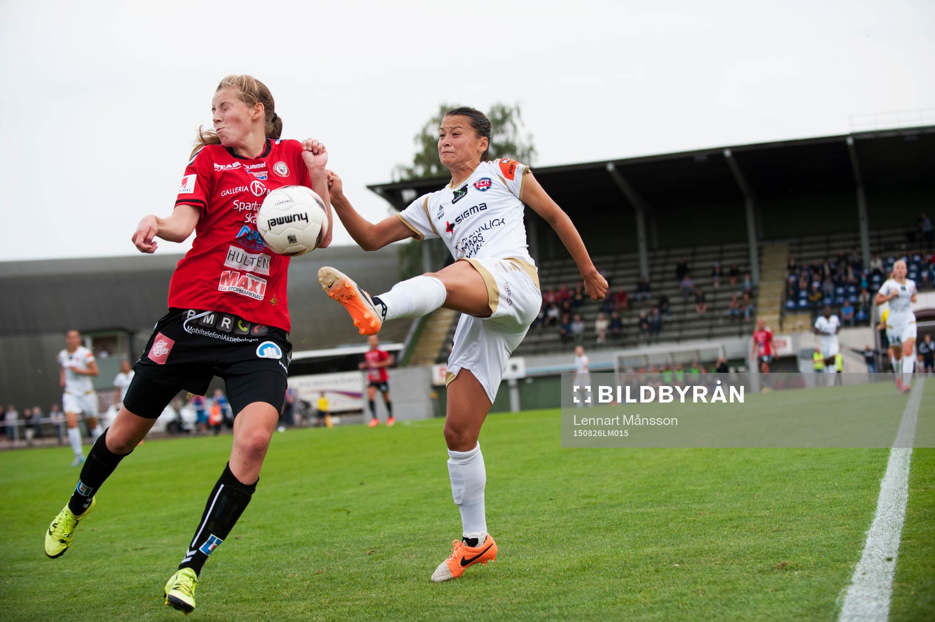 Kristianstads Amanda Edgren och Rosengårds Alexandra Lowe