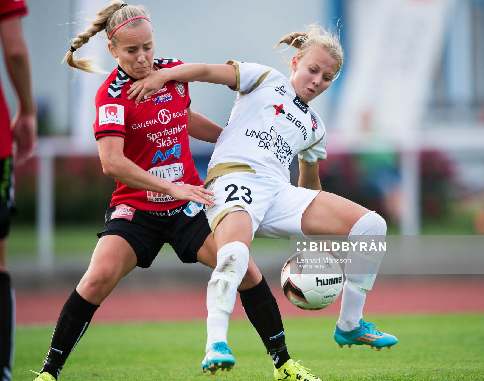Kristianstads Elisa Vidarsdottir och Rosengårds Nathalie