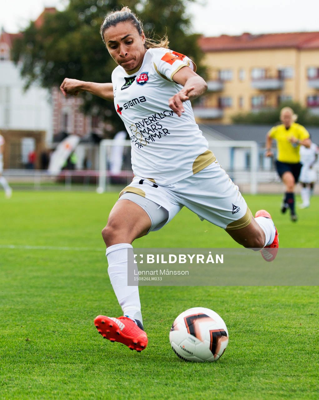 Malmös Marta  i matchen i damallsvenskan mellan