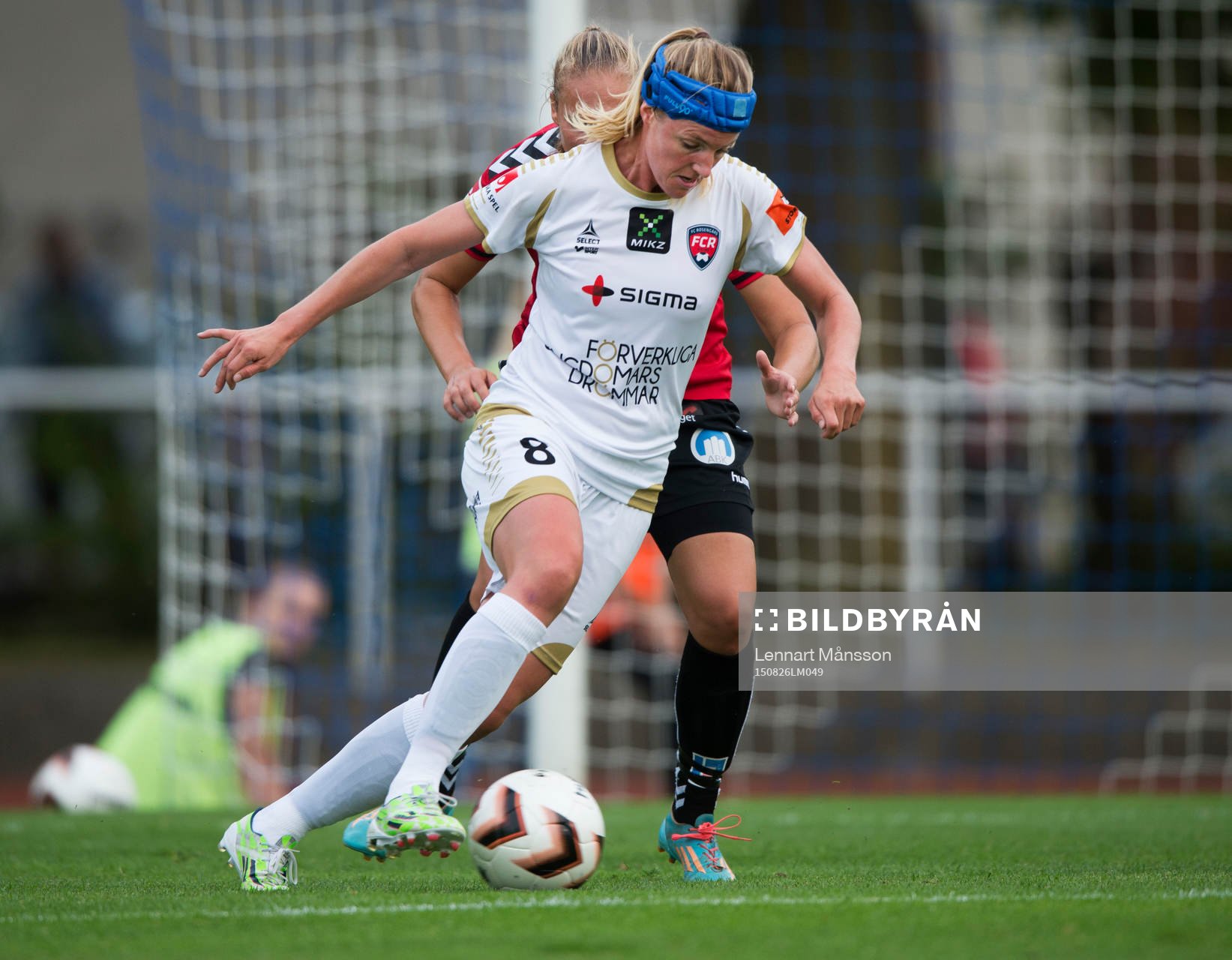 Rosengårds Kirsten van de Ven i matchen i damallsvenskan