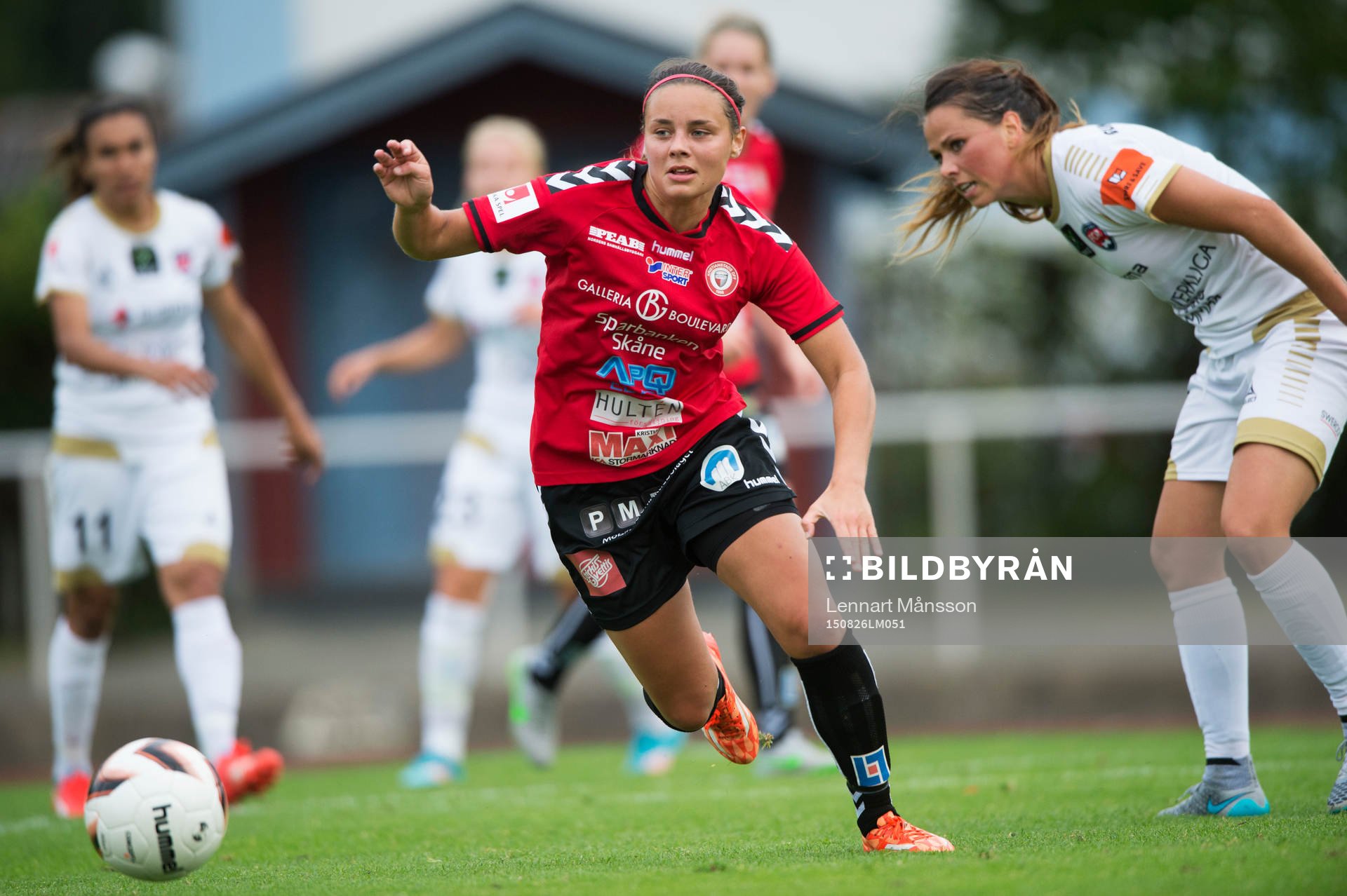 Kristianstads Alice Nilsson i matchen i damallsvenskan
