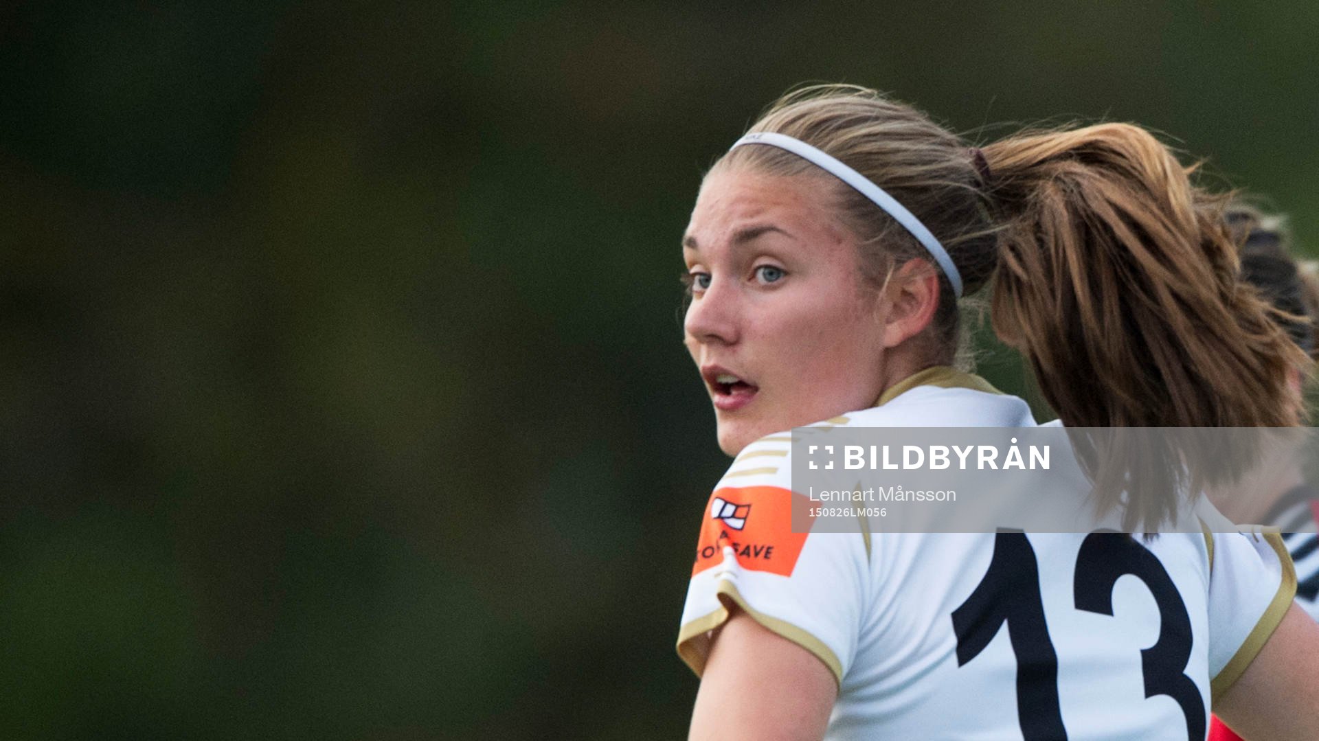 Rosengårds Hanna Lundell i matchen i damallsvenskan mellan