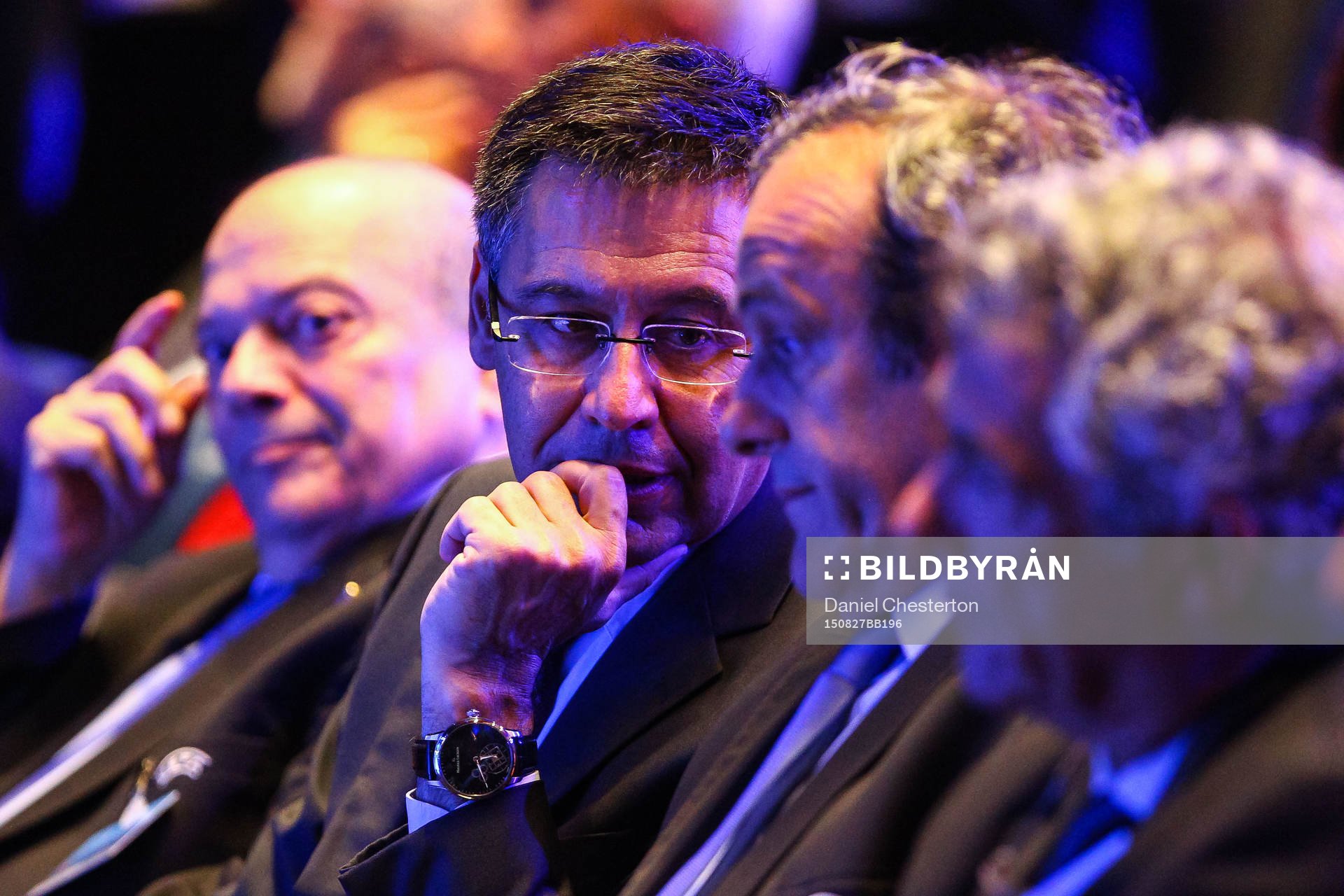 Josep Maria Bartomeu, President Barcelona och Michel