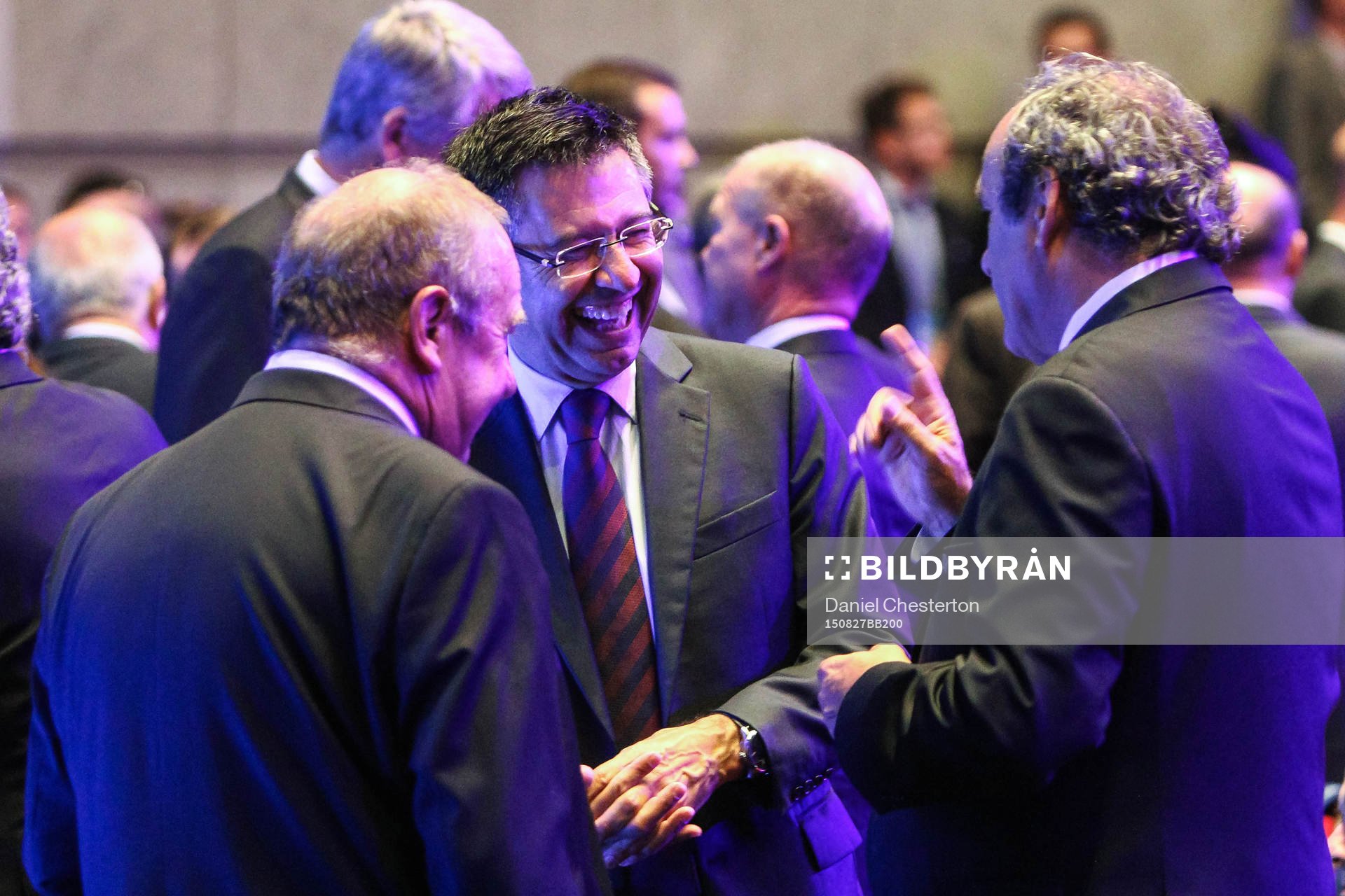Josep Maria Bartomeu, President Barcelona och Michel