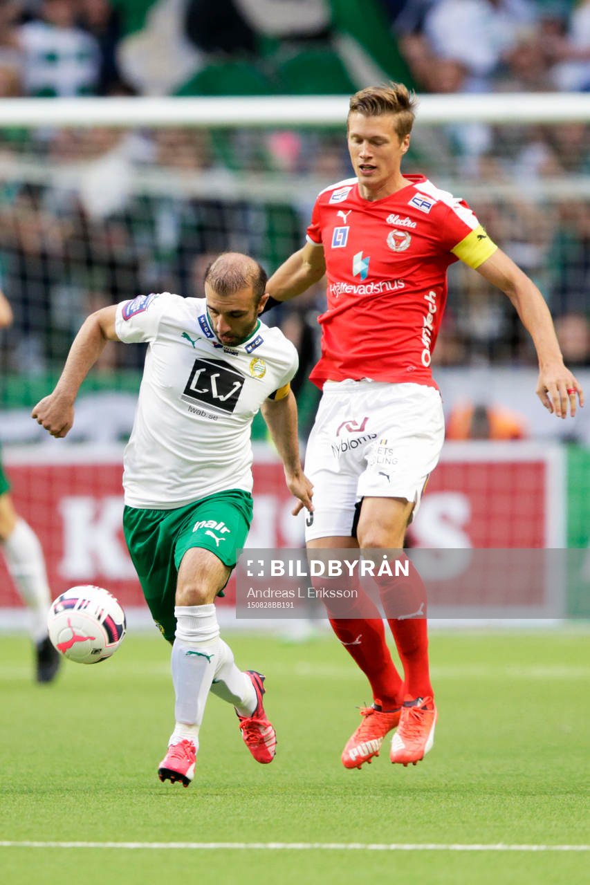 Hammarbys Kennedy Bakircioglu och Kalmars Viktor Elm