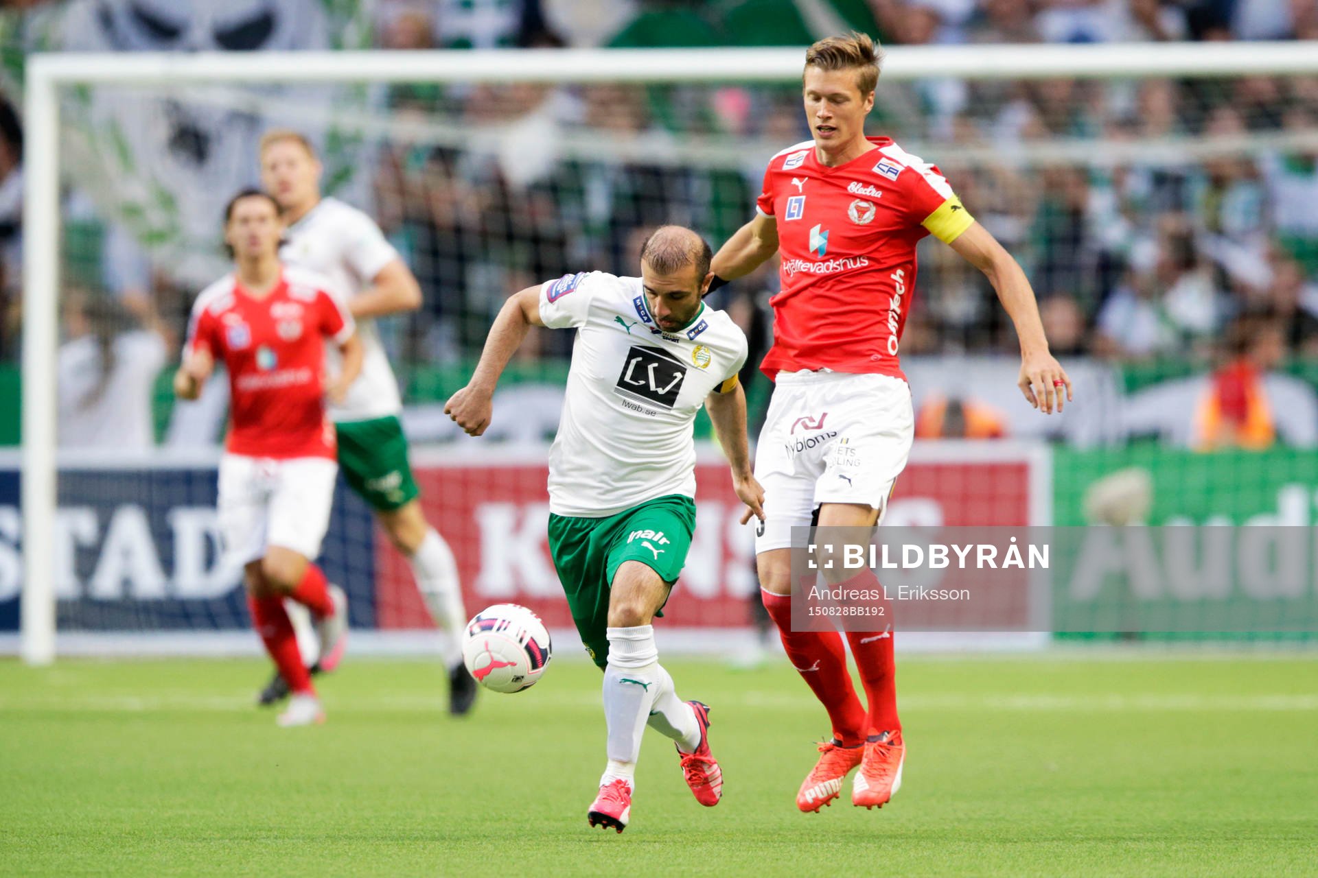 Hammarbys Kennedy Bakircioglu och Kalmars Viktor Elm