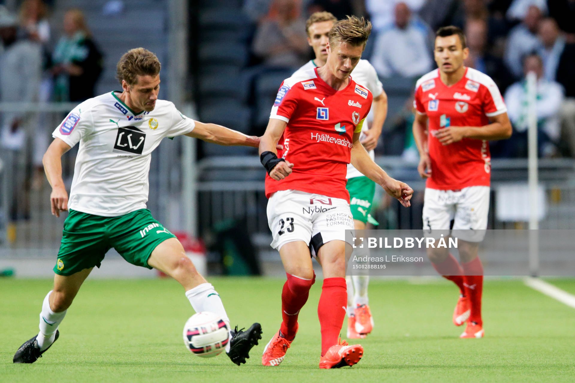 Hammarbys Jakob Orlov och Kalmars Viktor Elm