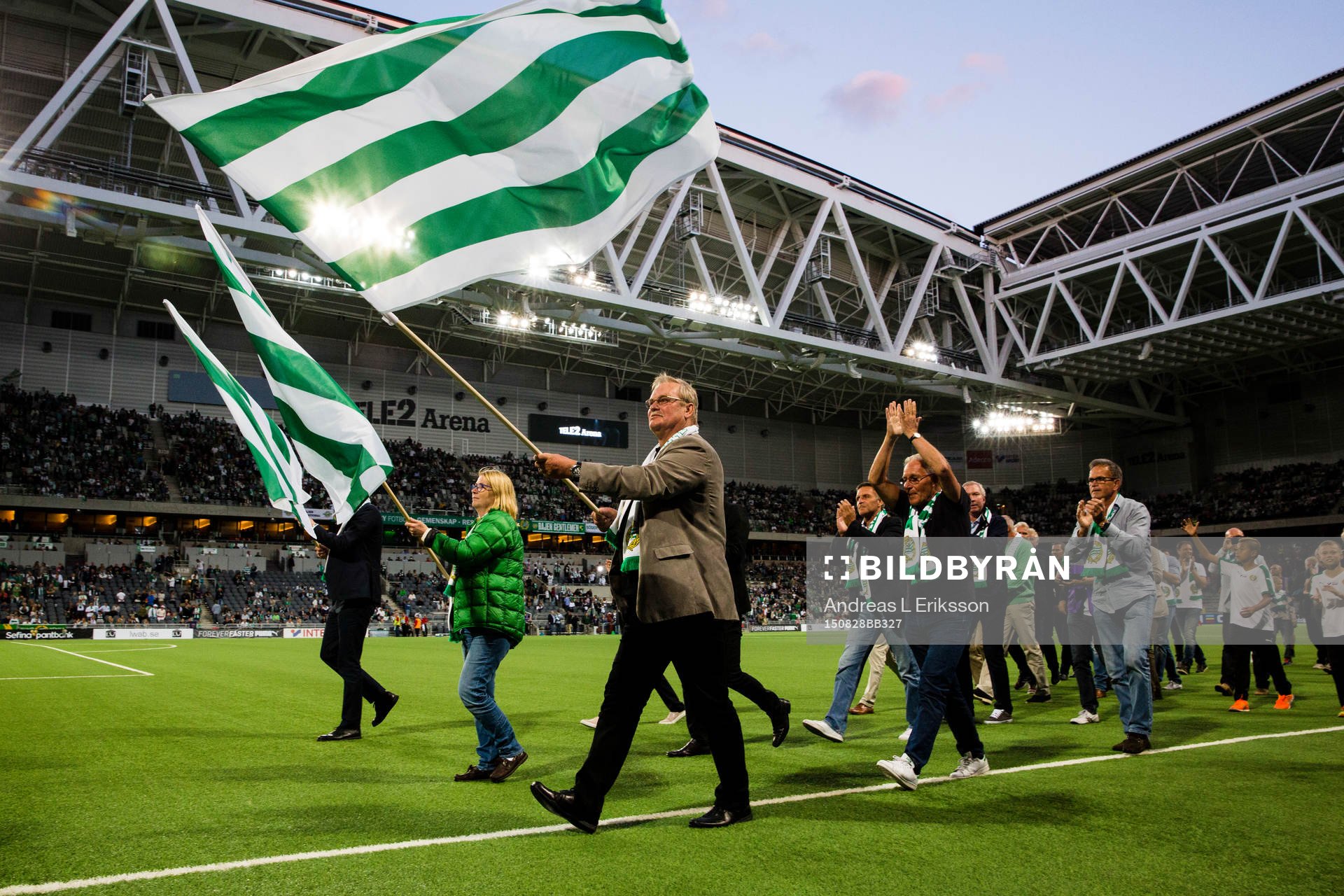 Hammarbys tidigare spelare, bla Ronnie Hellström och Kenta