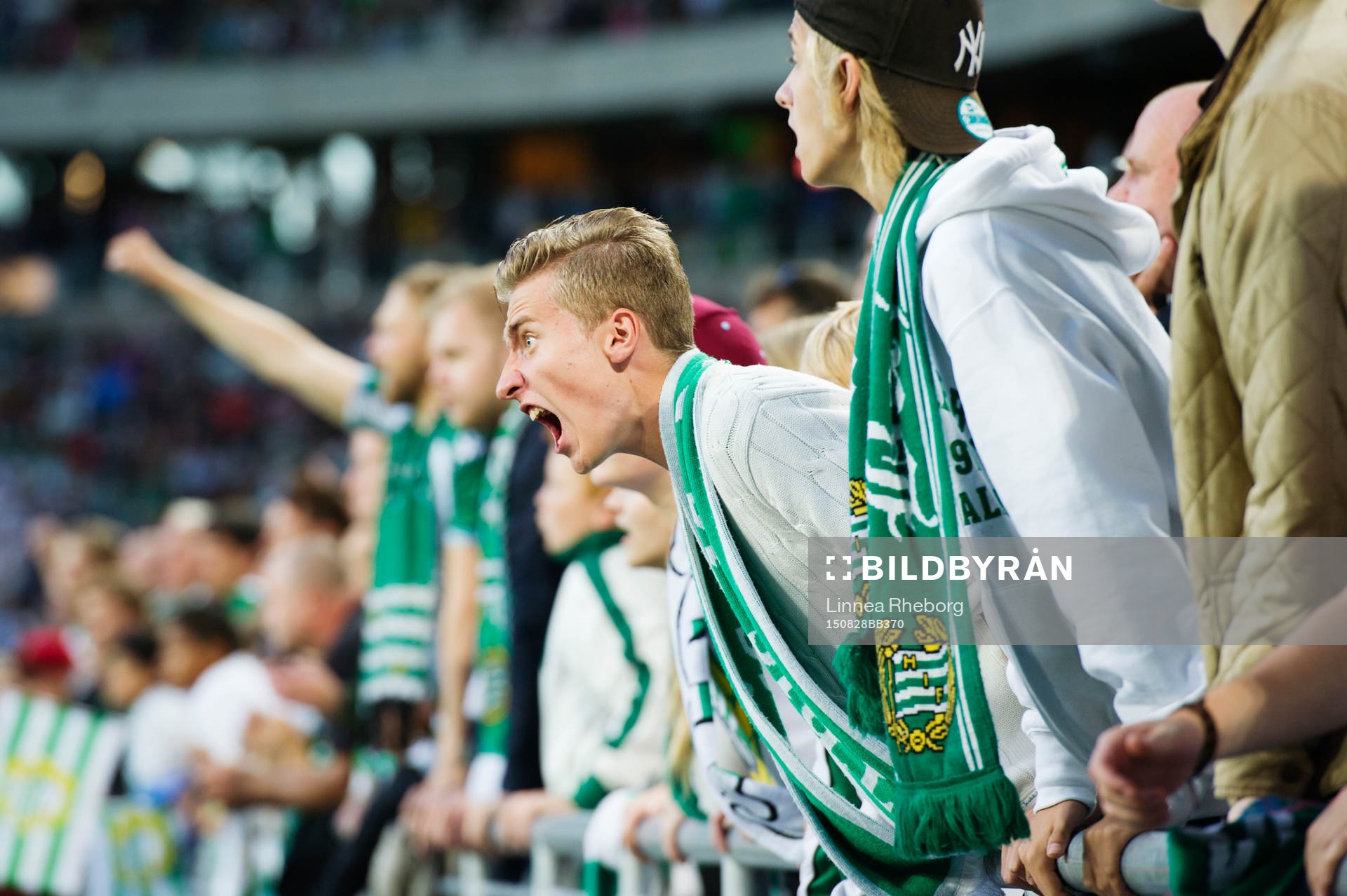 Hammarbys supporter är irriterad