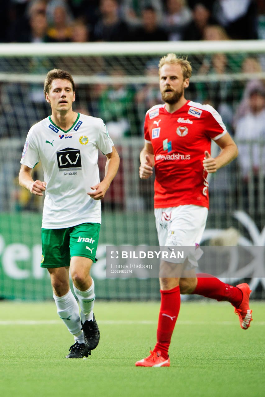 Hammarbys Jakob Orlov och Kalmars Markus Thorbjörnsson