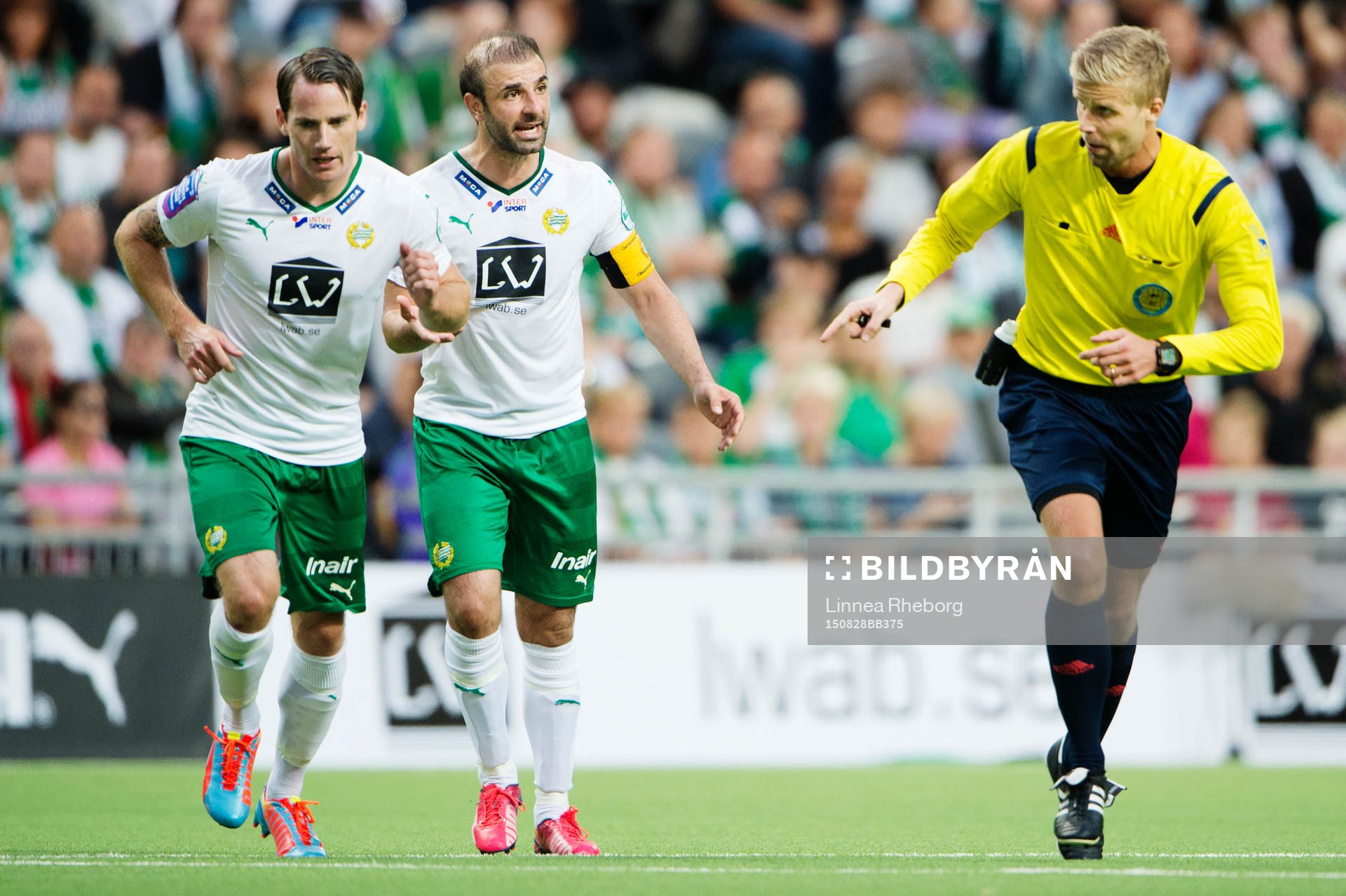 Hammarbys Kennedy Bakircioglu och Hammarbys Johan Persson
