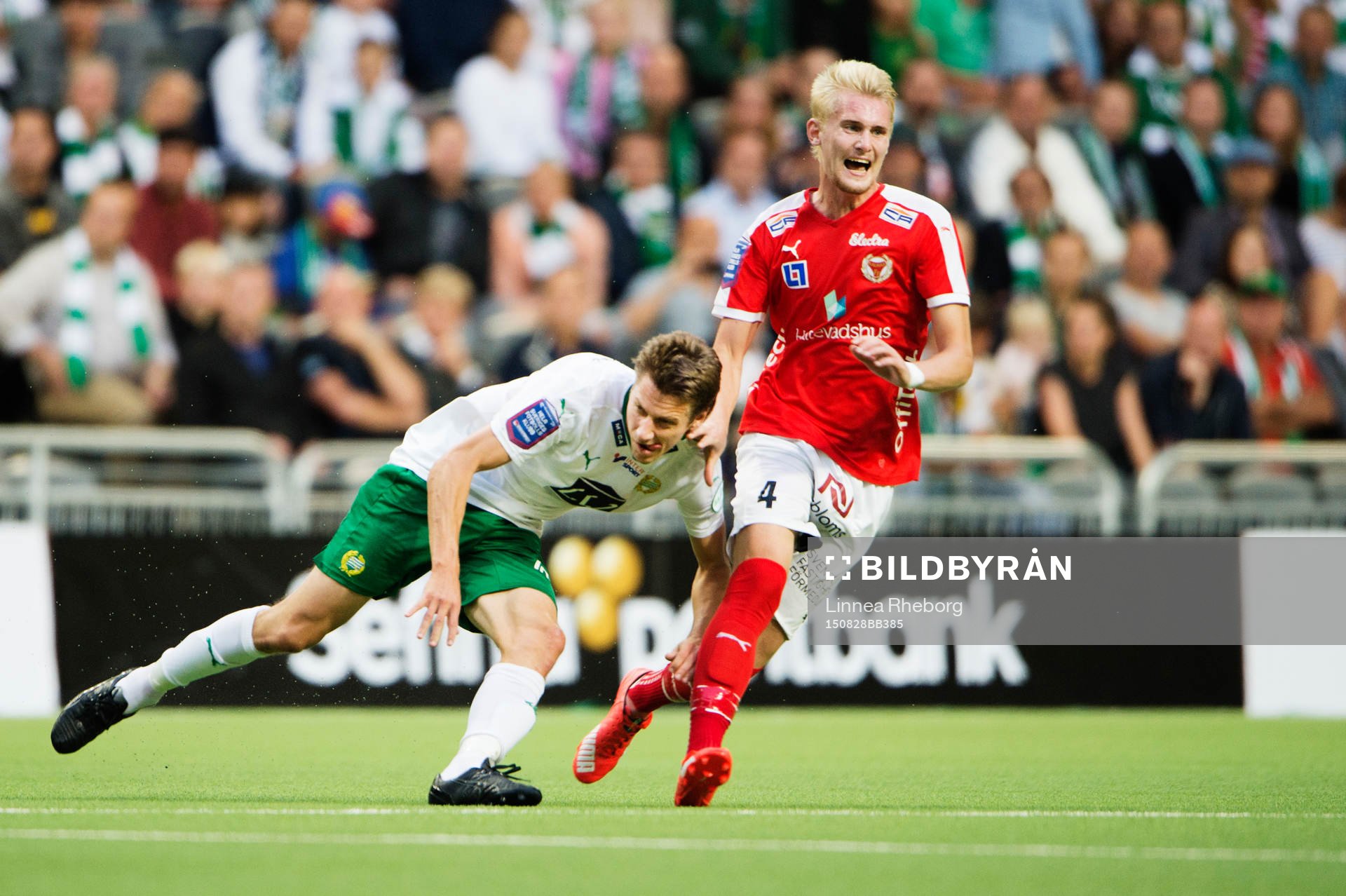 Kalmars Ludvig Öhman och Hammarbys Jakob Orlov