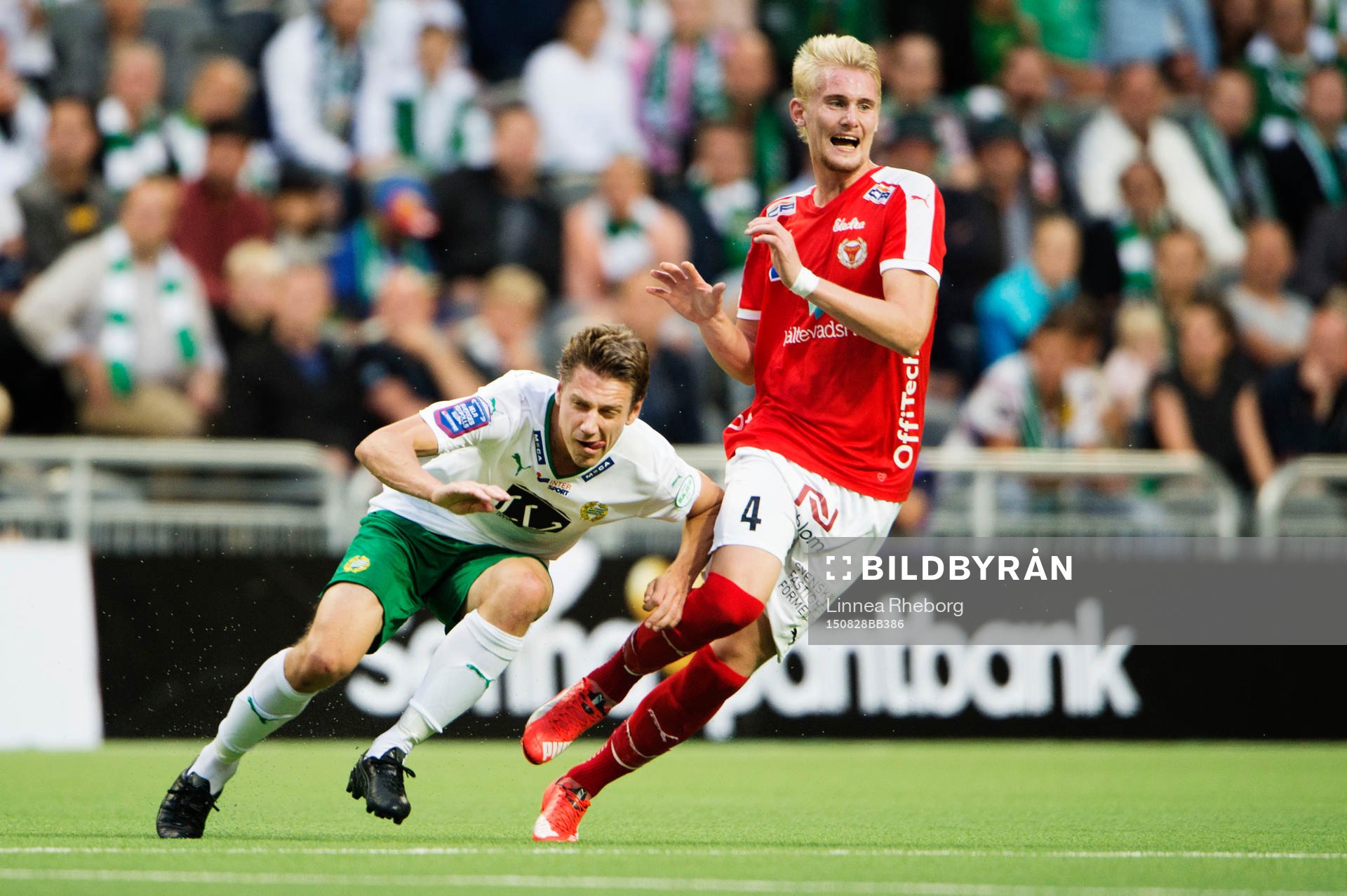 Kalmars Ludvig Öhman och Hammarbys Jakob Orlov