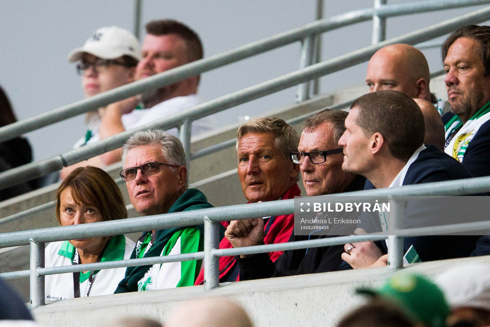 Hammarbys guldtränare Sören Cratz på läktaren