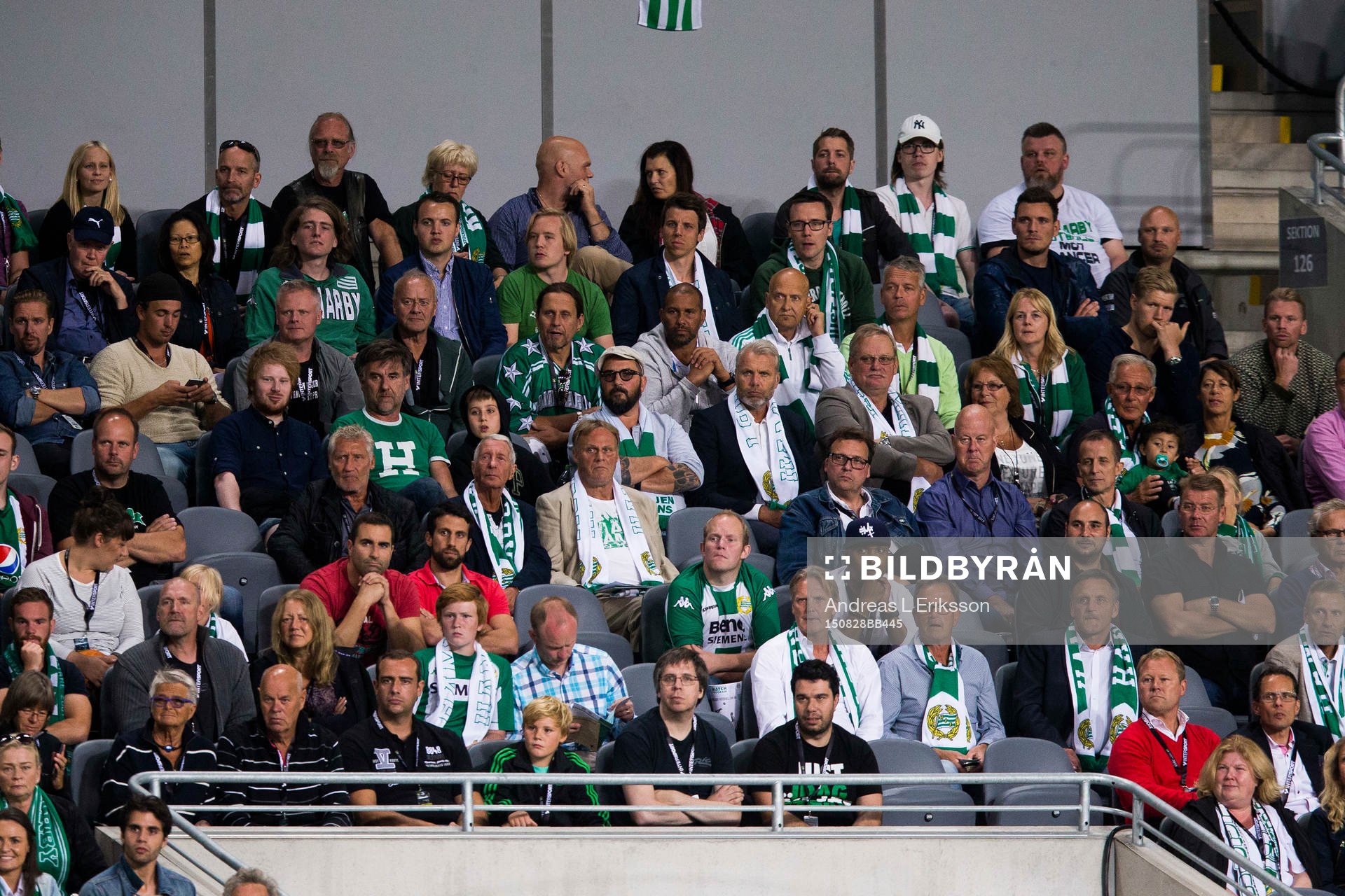 Flera av Hammarbys tidigare spelare, bla Lasse Eriksson,