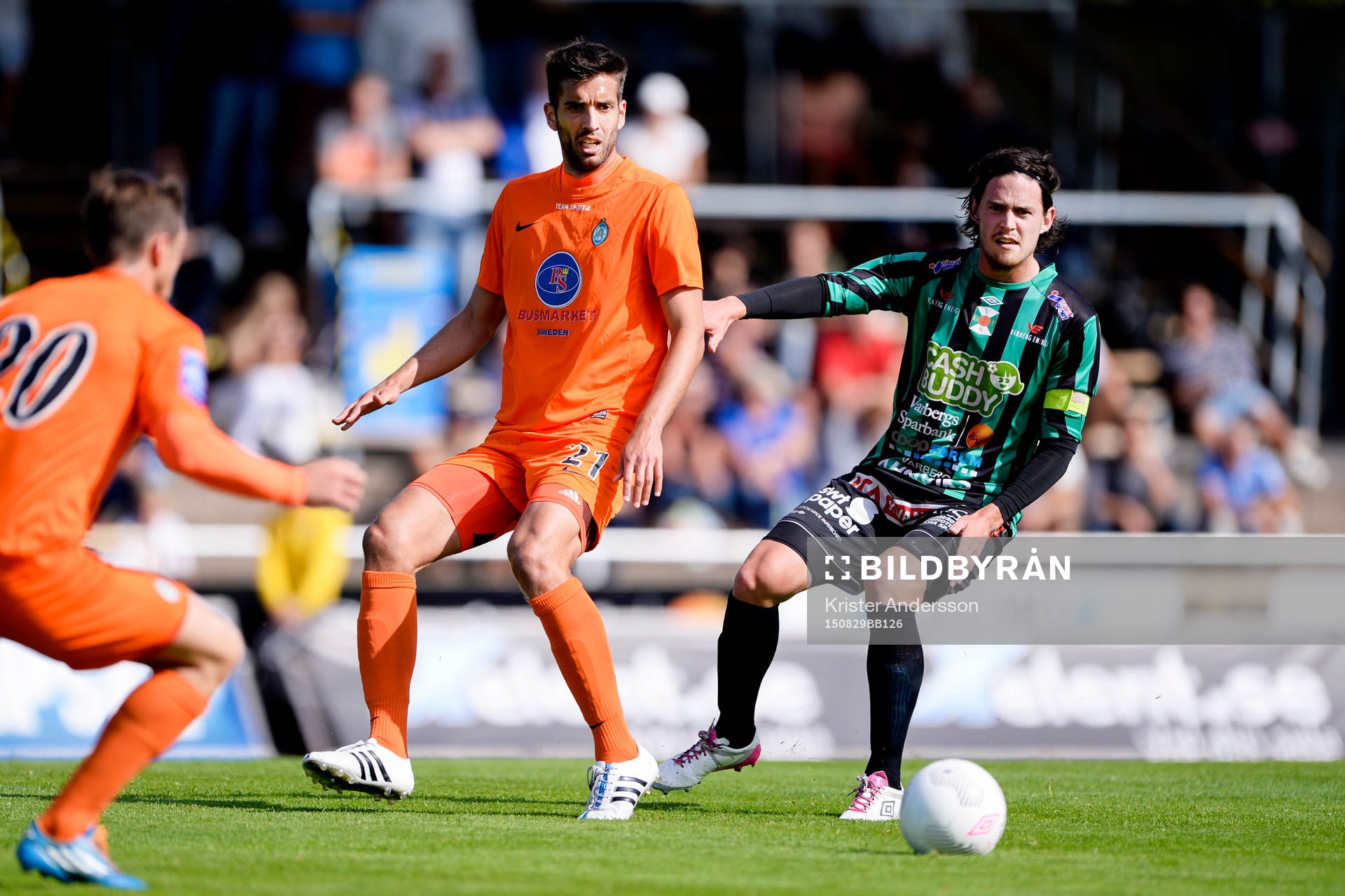 Athletics Uros Delic och Varbergs Robin Tranberg