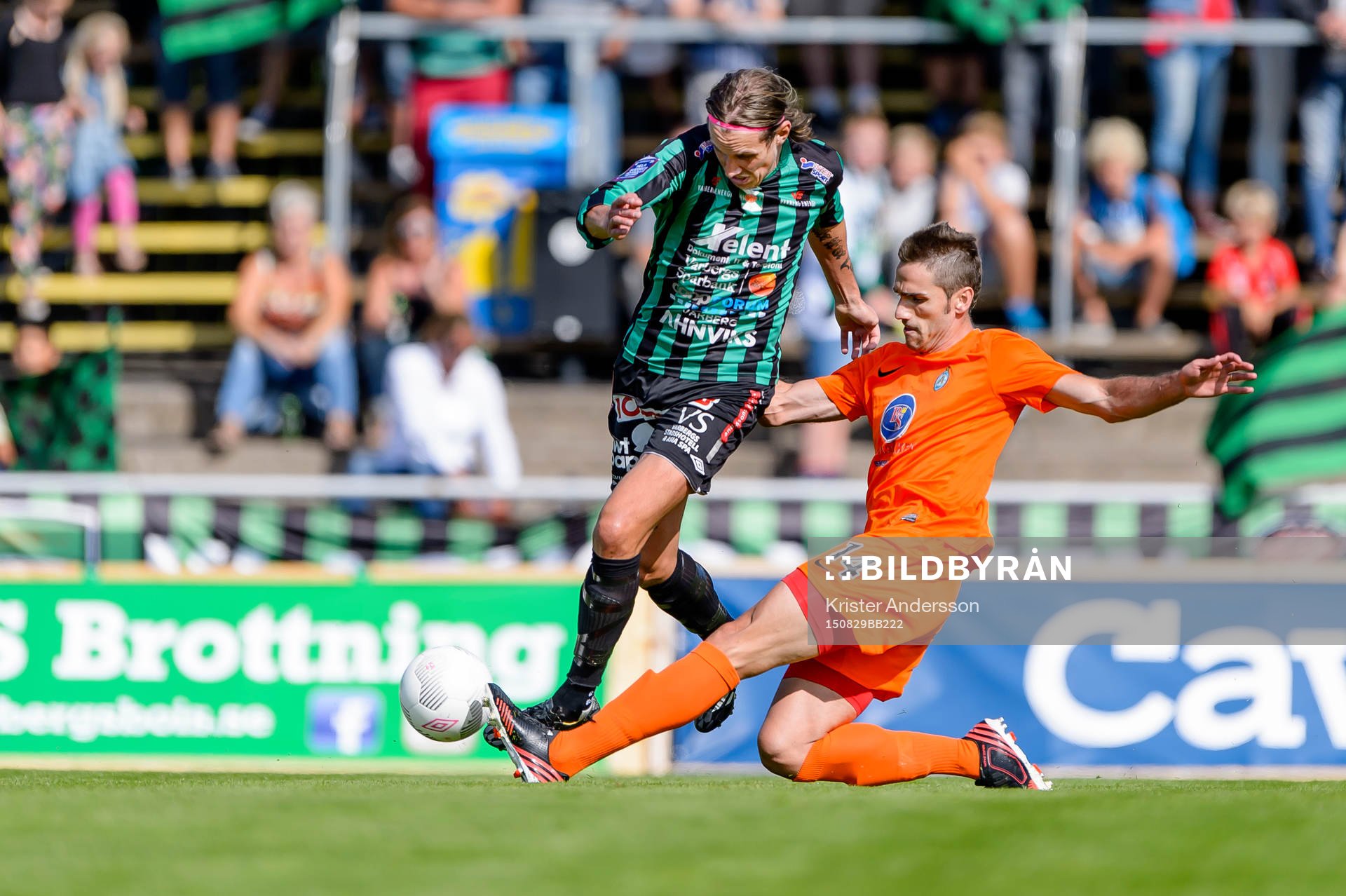 Varbergs David Johannesson och Athletics Juan Jose Hervias
