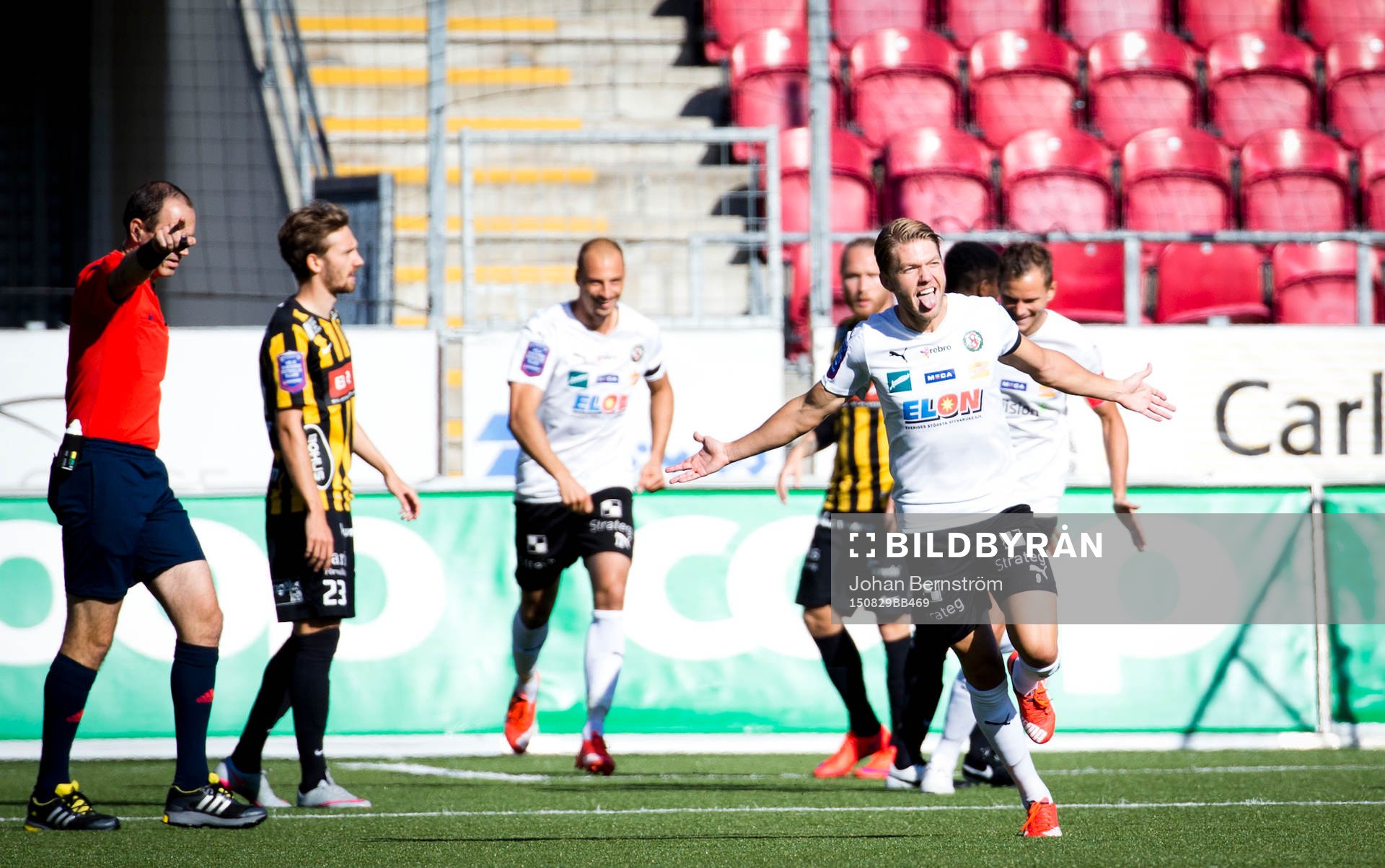 Örebros Martin Broberg gör 1-0