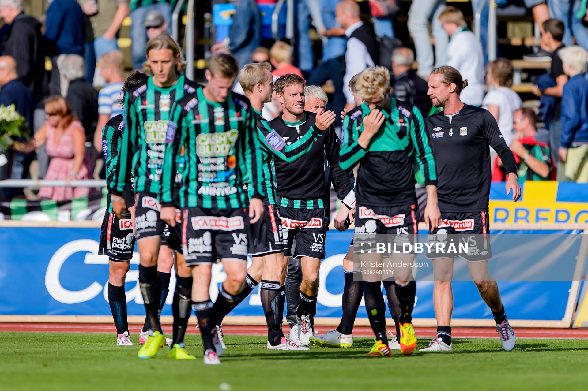 Varbergs spelare jublar