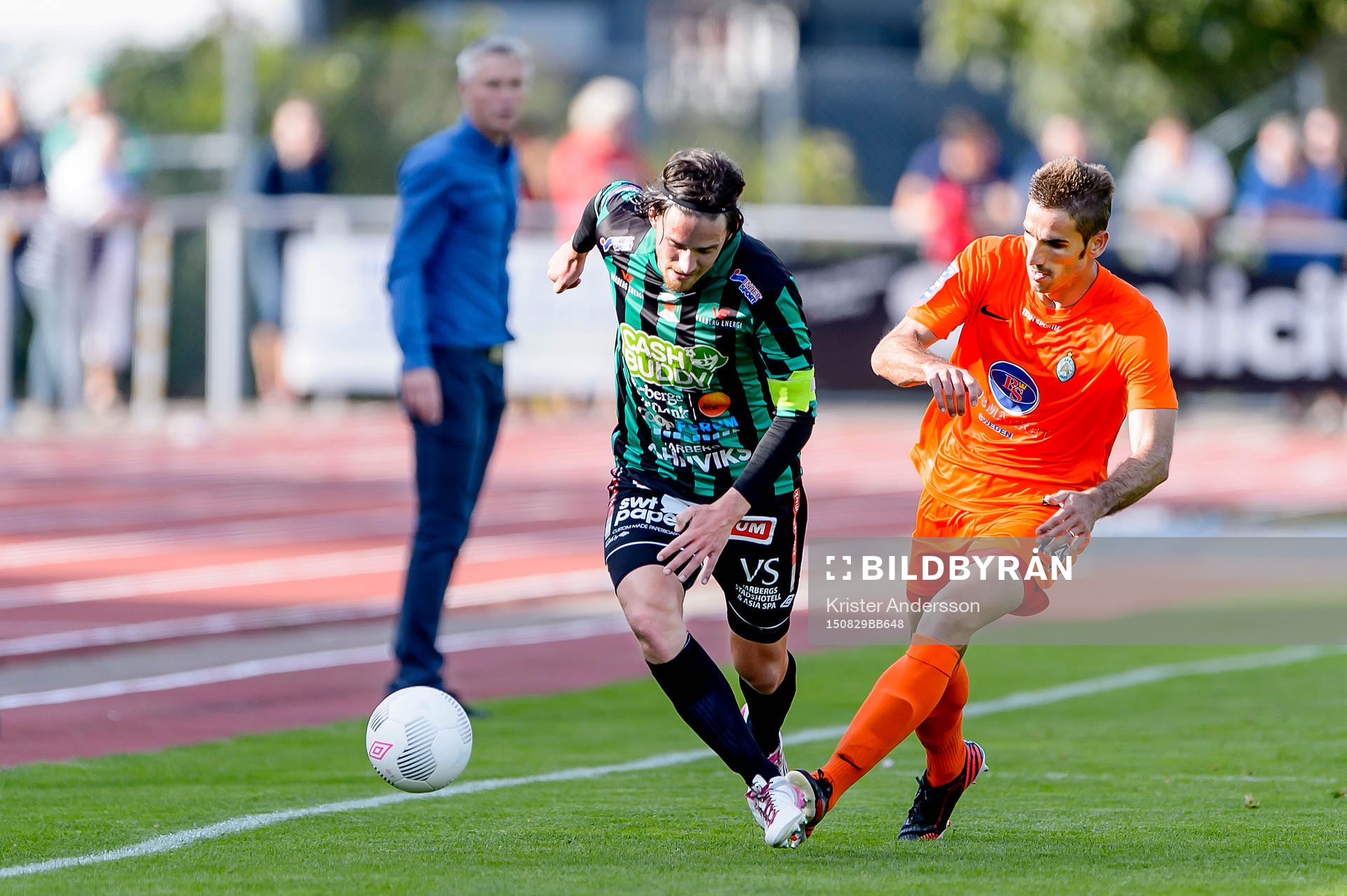 under fotbollsmatchen i Superettan mellan Varberg och AFC