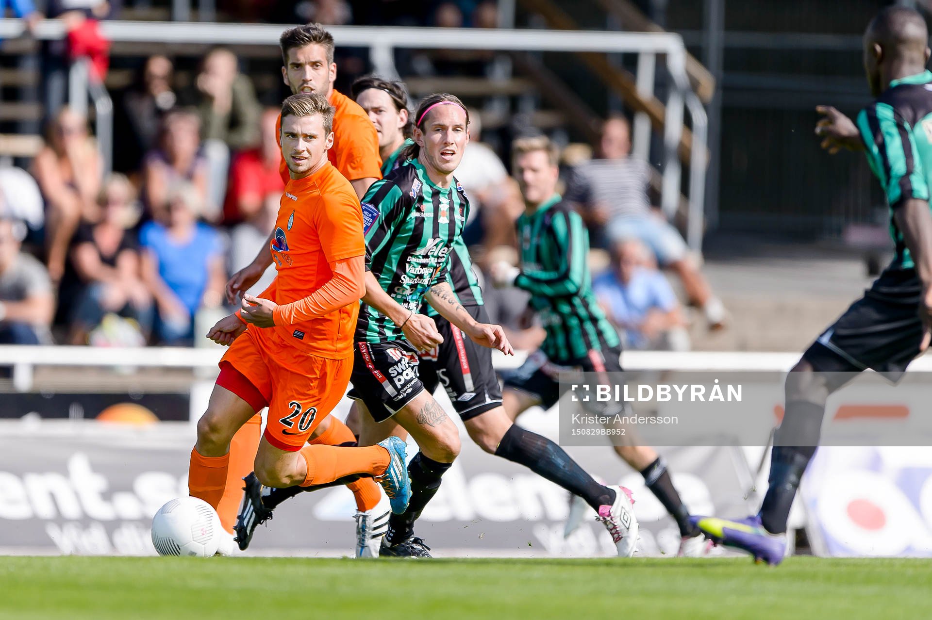 Athletics Filip Rogic och Varbergs David Johannesson