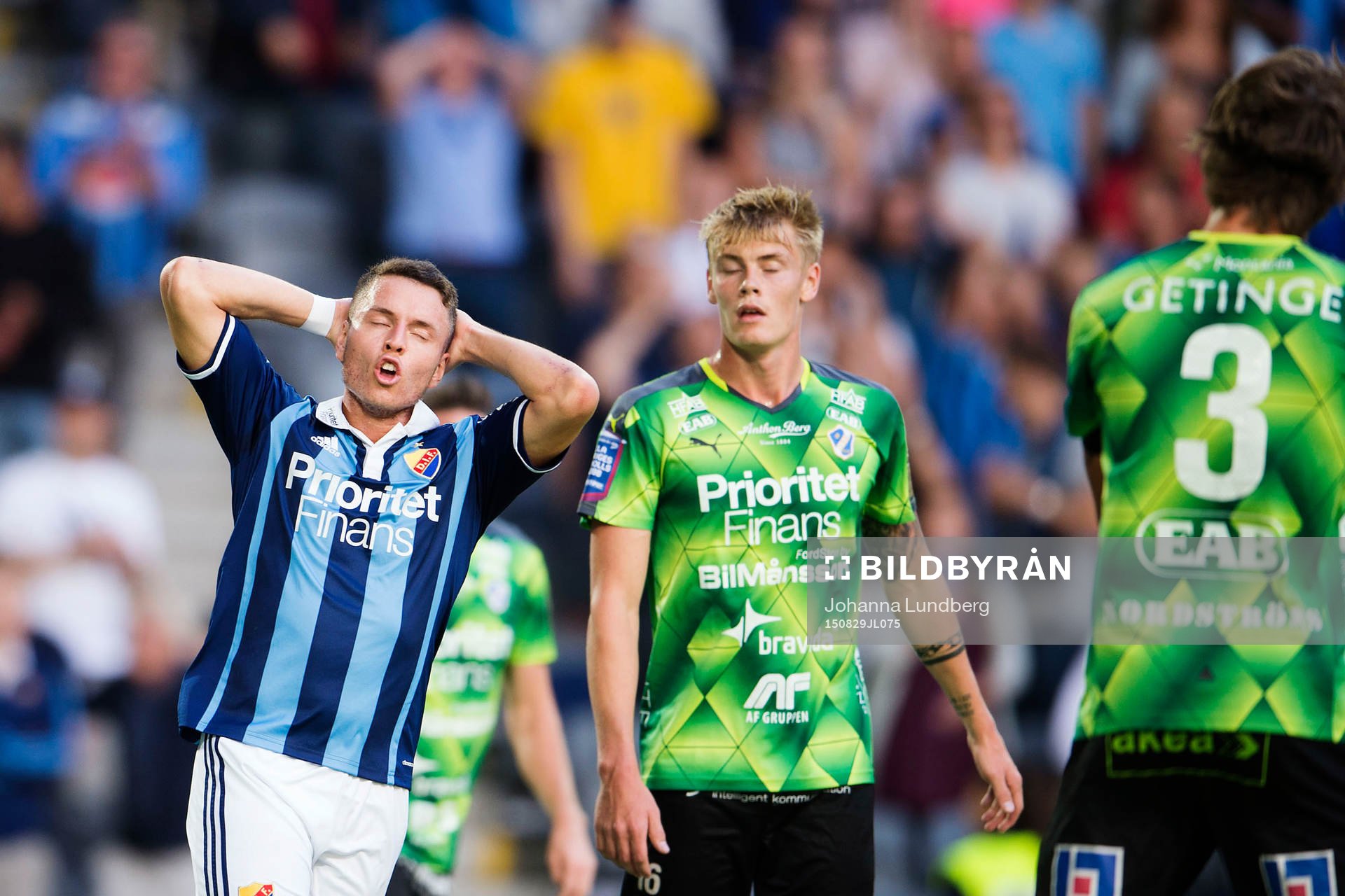 Djurgårdens Kerim Mrabti deppar
