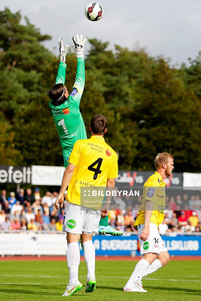 Falkenbergs målvakt Otto Martler