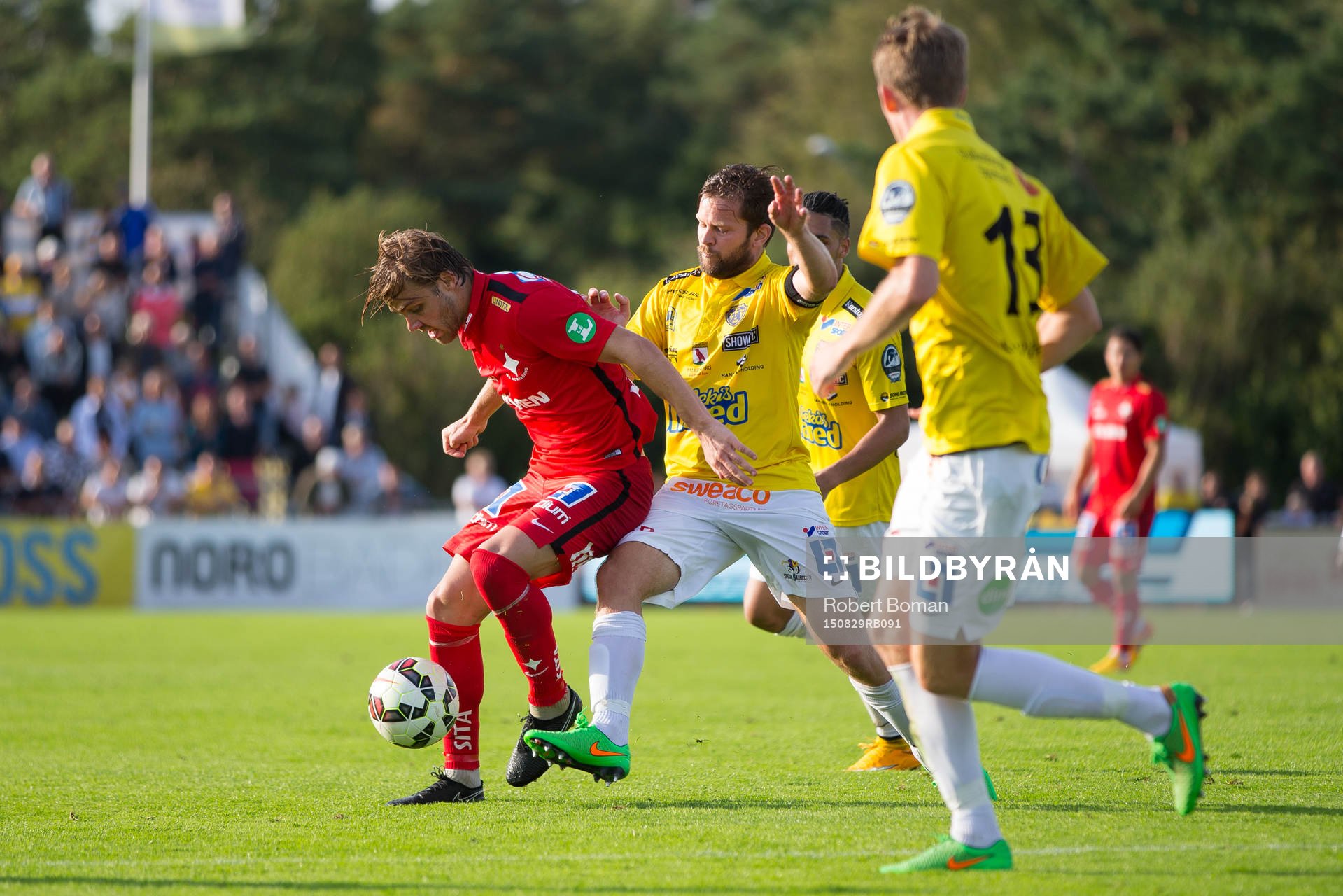 Norrköpings  Christoffer Nyman och Falkenbergs David