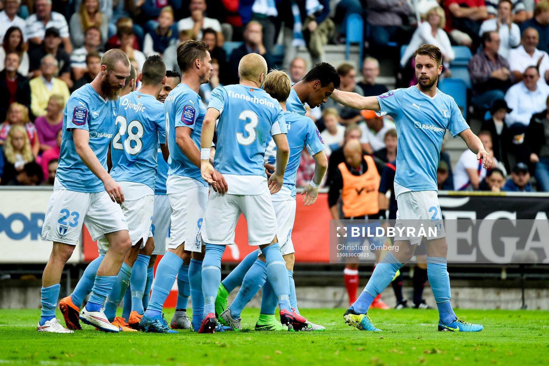 Malmö FFs Felipe Carvalho jublar