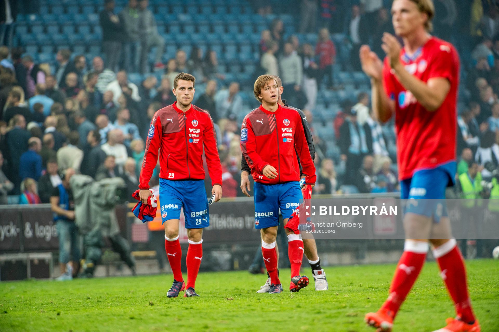 Helsingborgs Jesper Björkman och Alexander Achinioti
