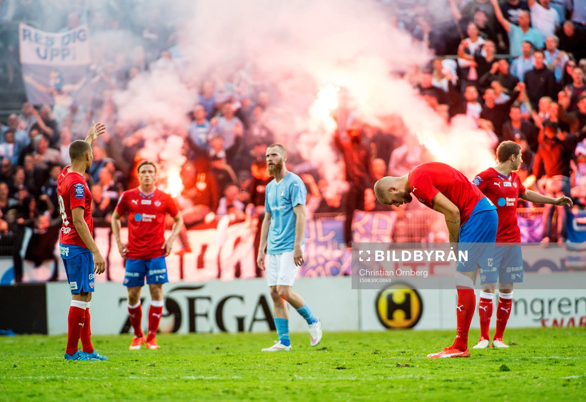 Helsingborgs Jordan Larsson, Carl Johansson, Robin Simovic