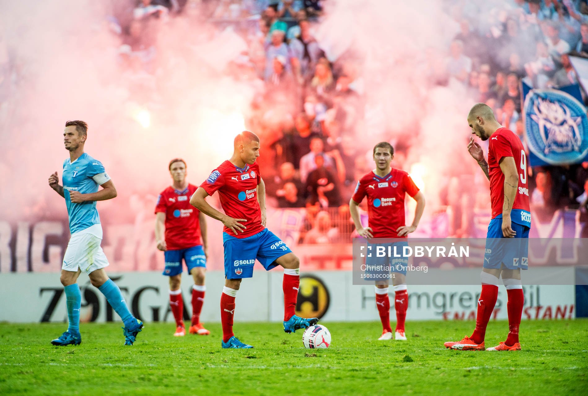 Helsingborgs Carl Johansson, Jordan Larsson, Darijan