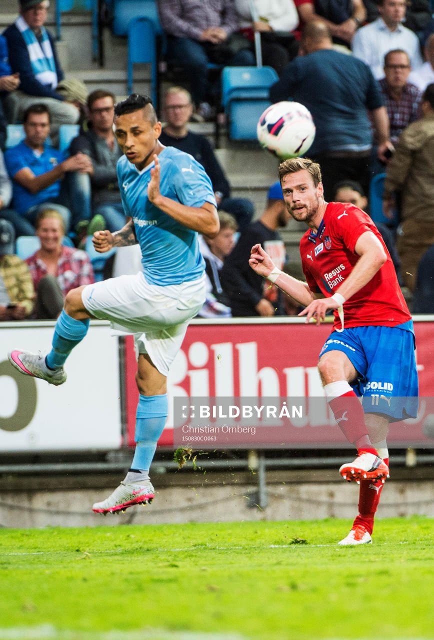 Helsingborgs Arnór Smárason och Malmö FFs Yoshimar Yotún