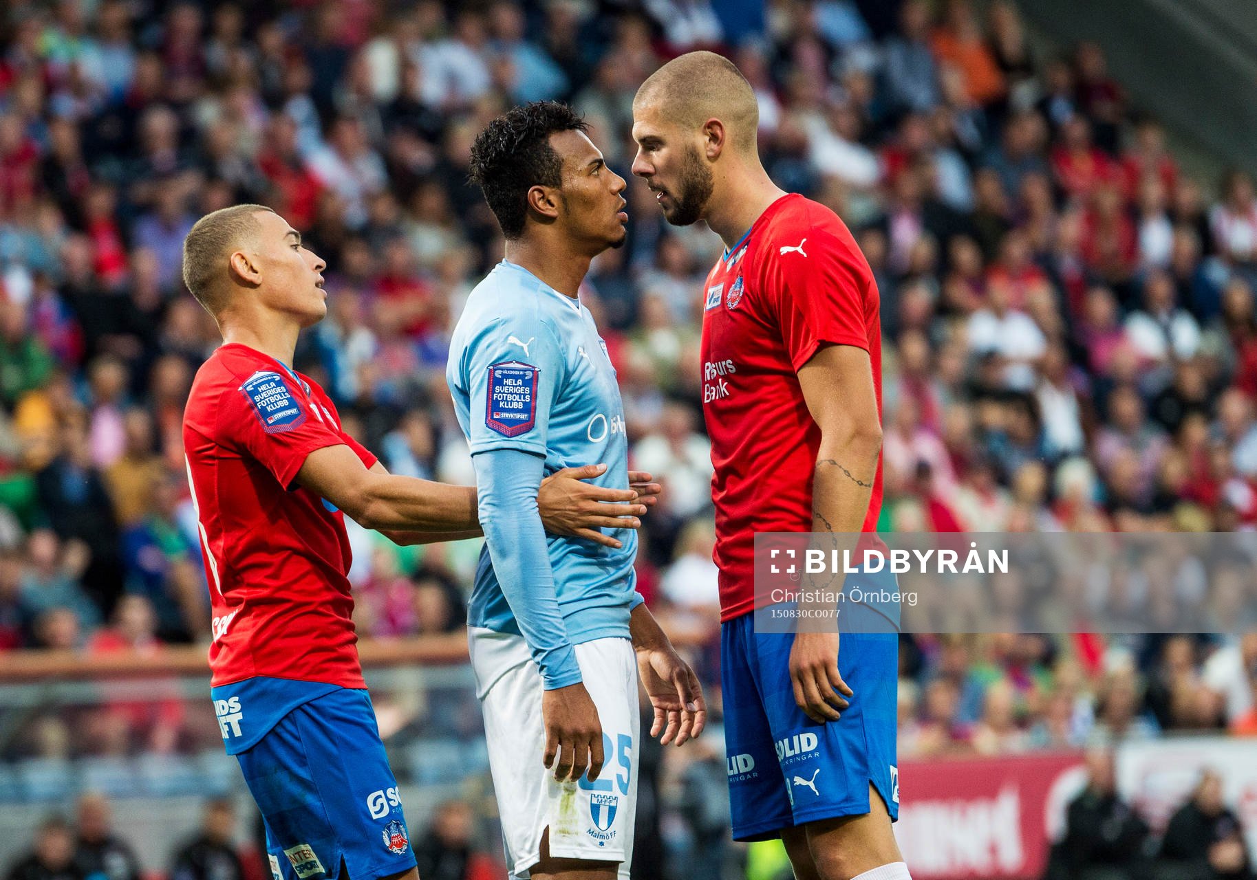 Malmö FFs Felipe Carvalho i bråk med Helsingborgs Jordan