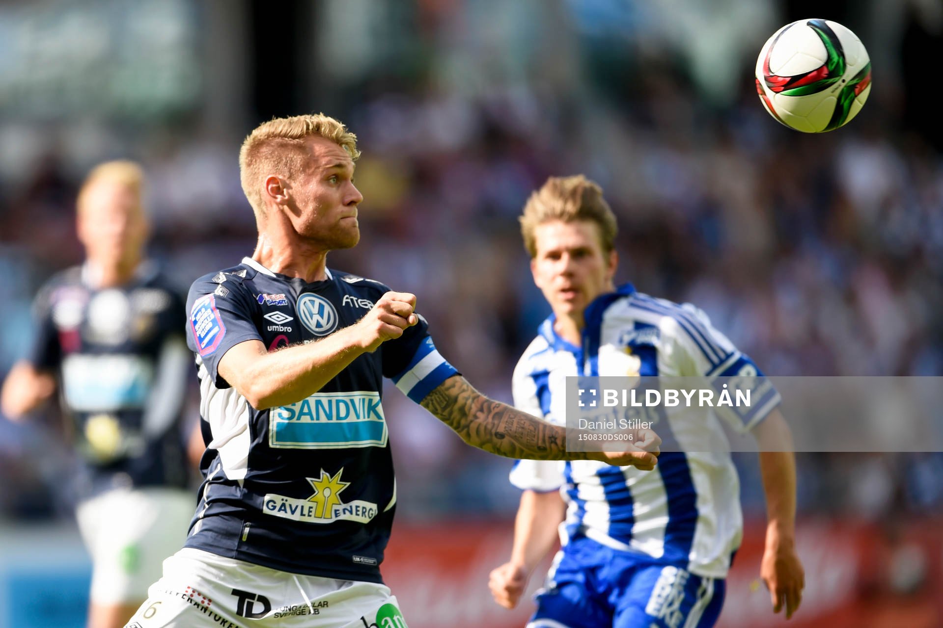 Gefles David Fällman och IFK Göteborgs Riku Riski