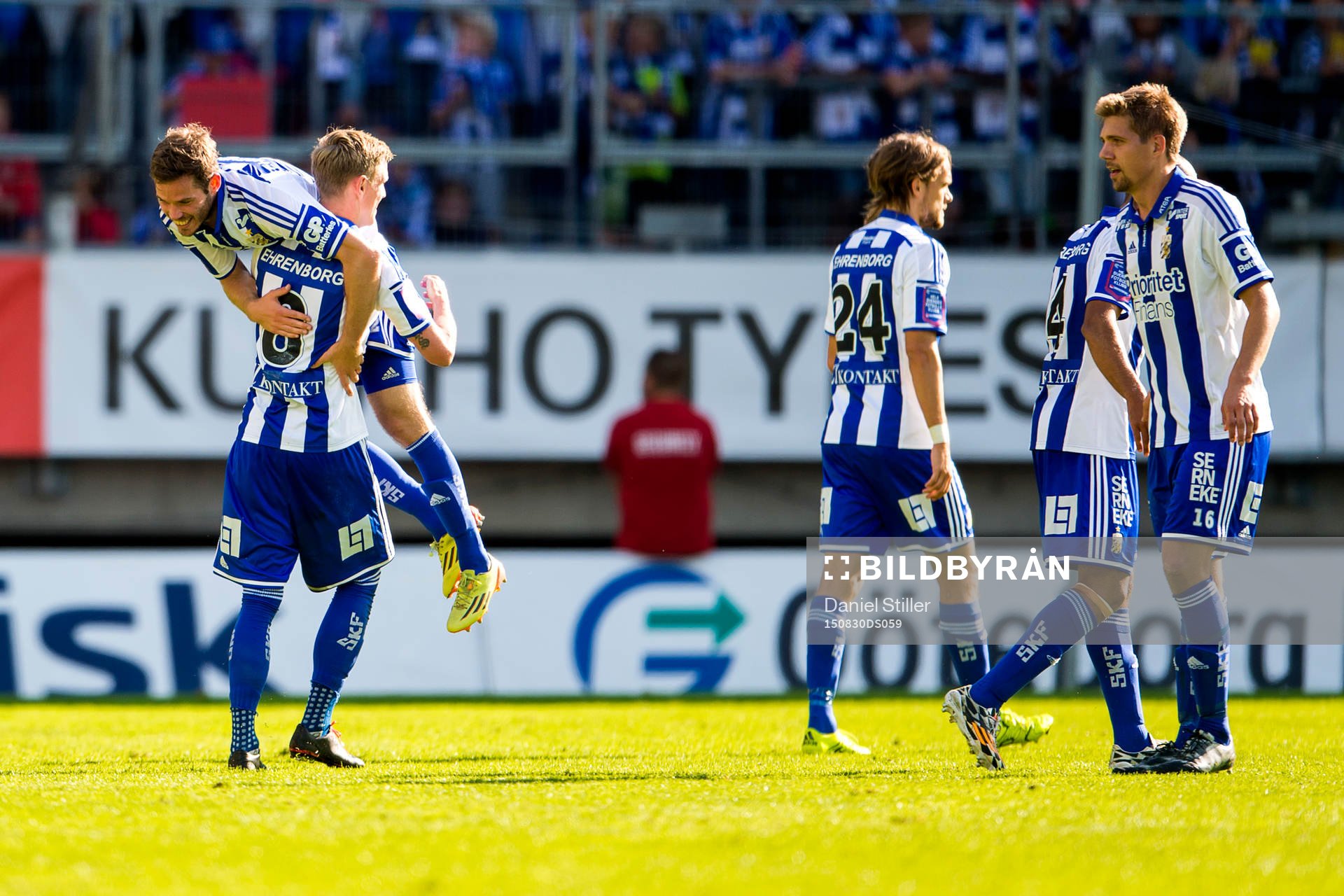 IFK Göteborgs Emil Salomonsson har precis gjort 3-0 och