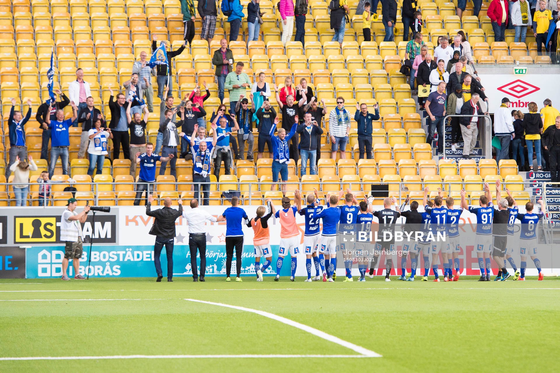 Sundsvalls spelare tackar supportrarna