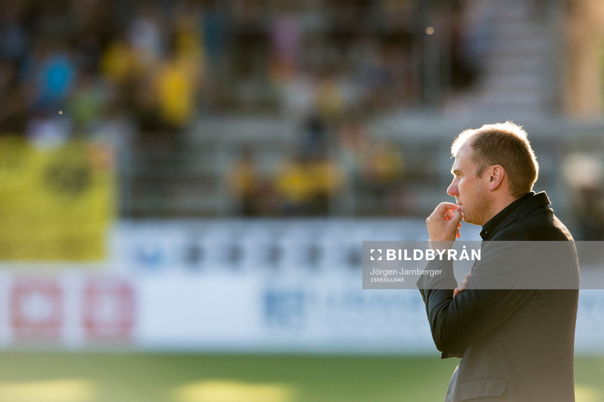 Elfsborgs manager Magnus Haglund funsdersam