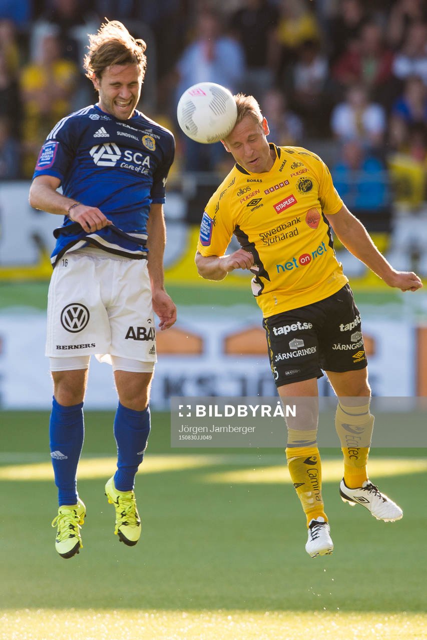 Elfsborgs Andreas Klarström och Sundsvalls Simon Helg