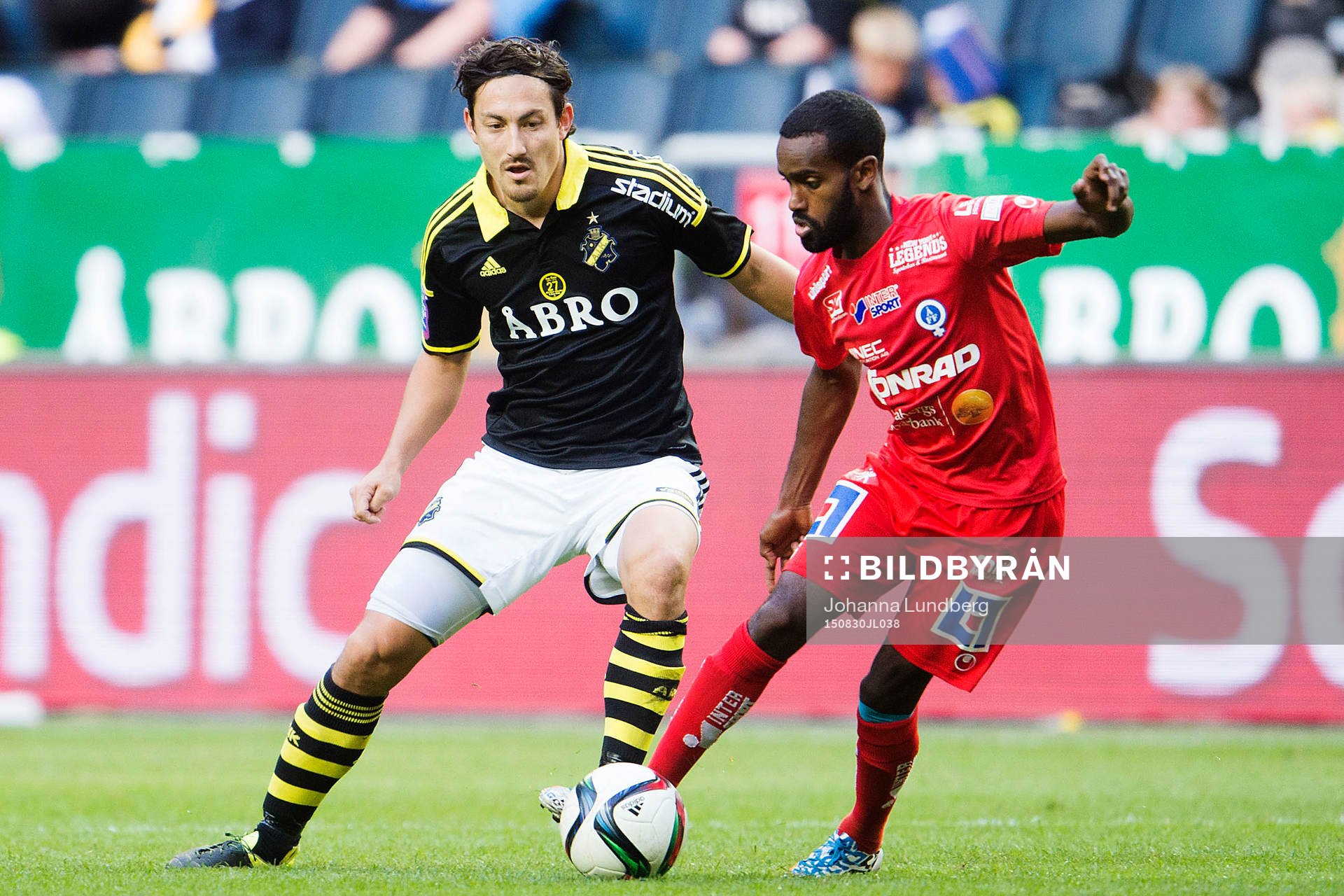 s Stefan Ishizaki och Åtvidabergs Ammar Ahmed