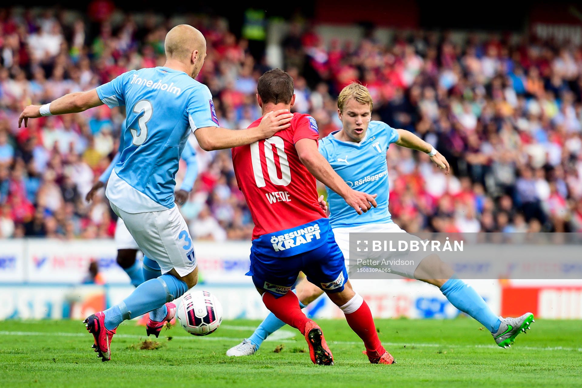 Malmö FFs Anton Tinnerholm och Oscar Lewicki och