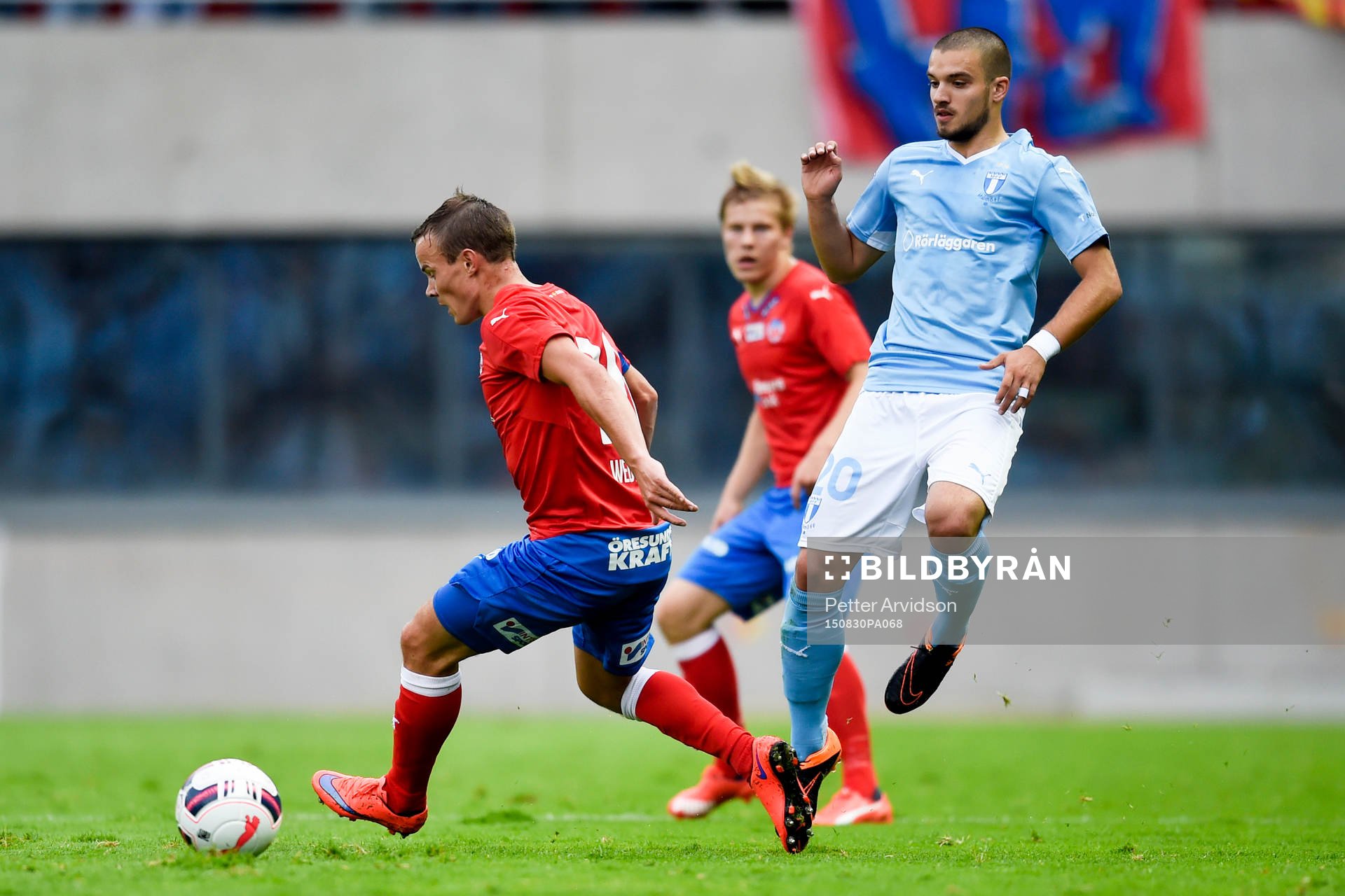 Helsingborgs Anton Wede och Malmö FFs Vladimir Rodic