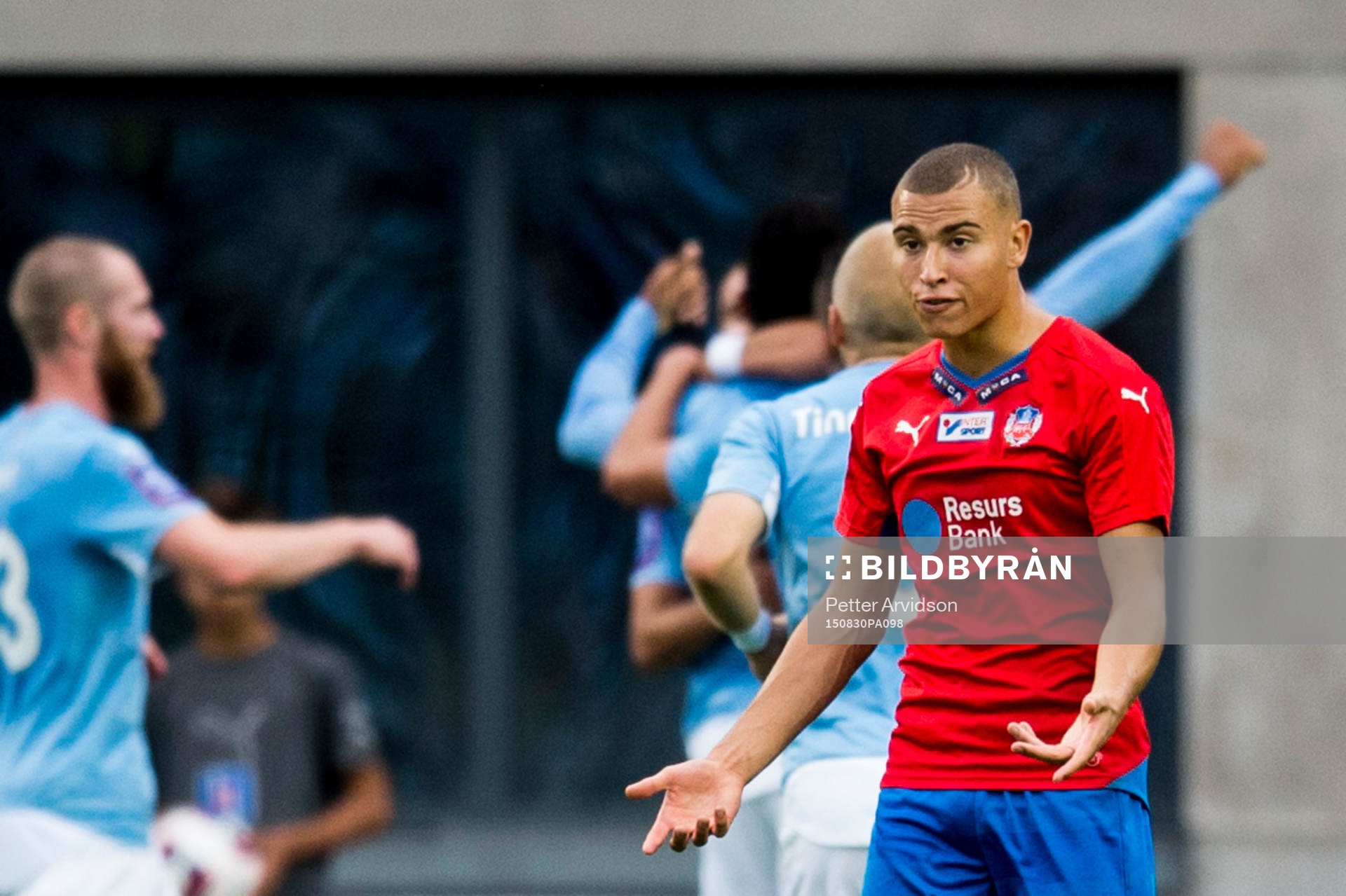 Helsingborgs Jordan Larsson deppar