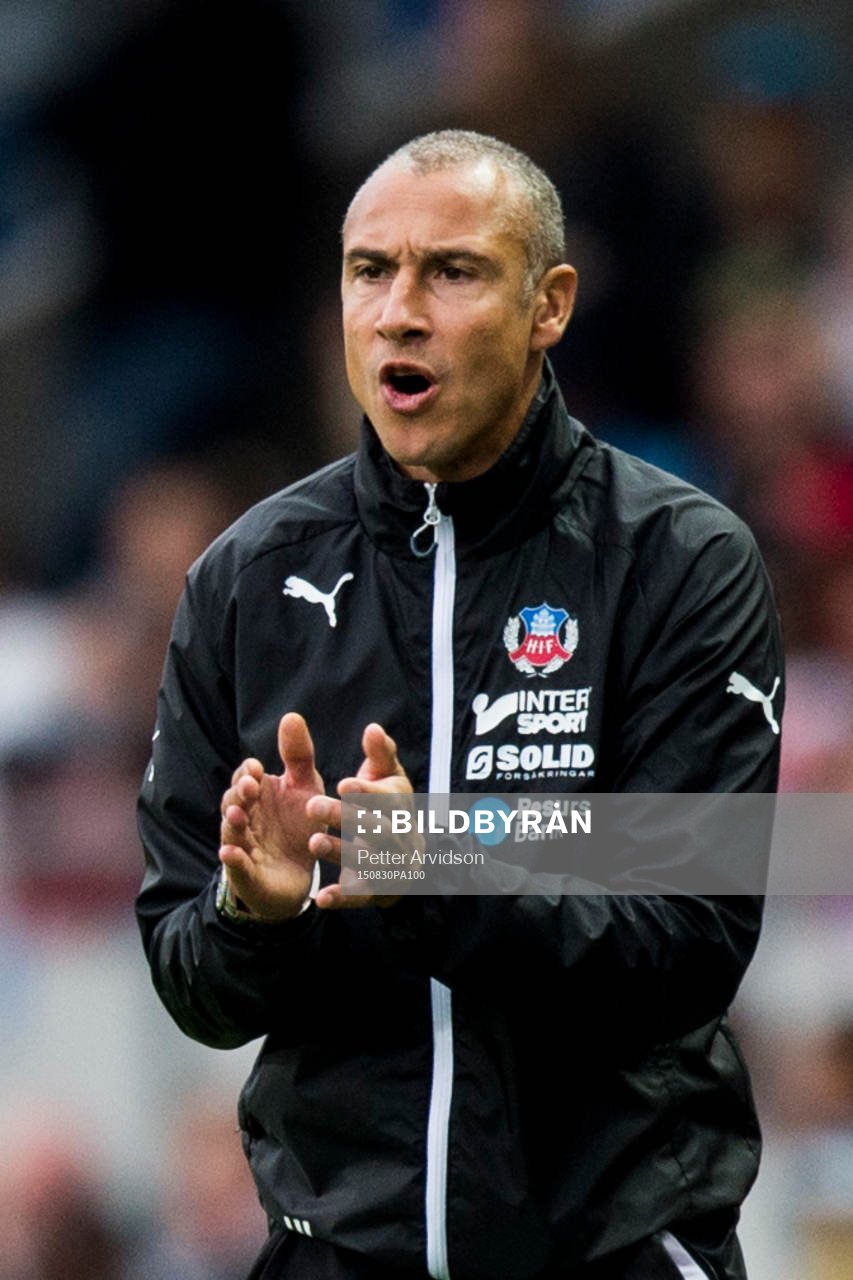 Helsingborgs manager Henrik Larsson