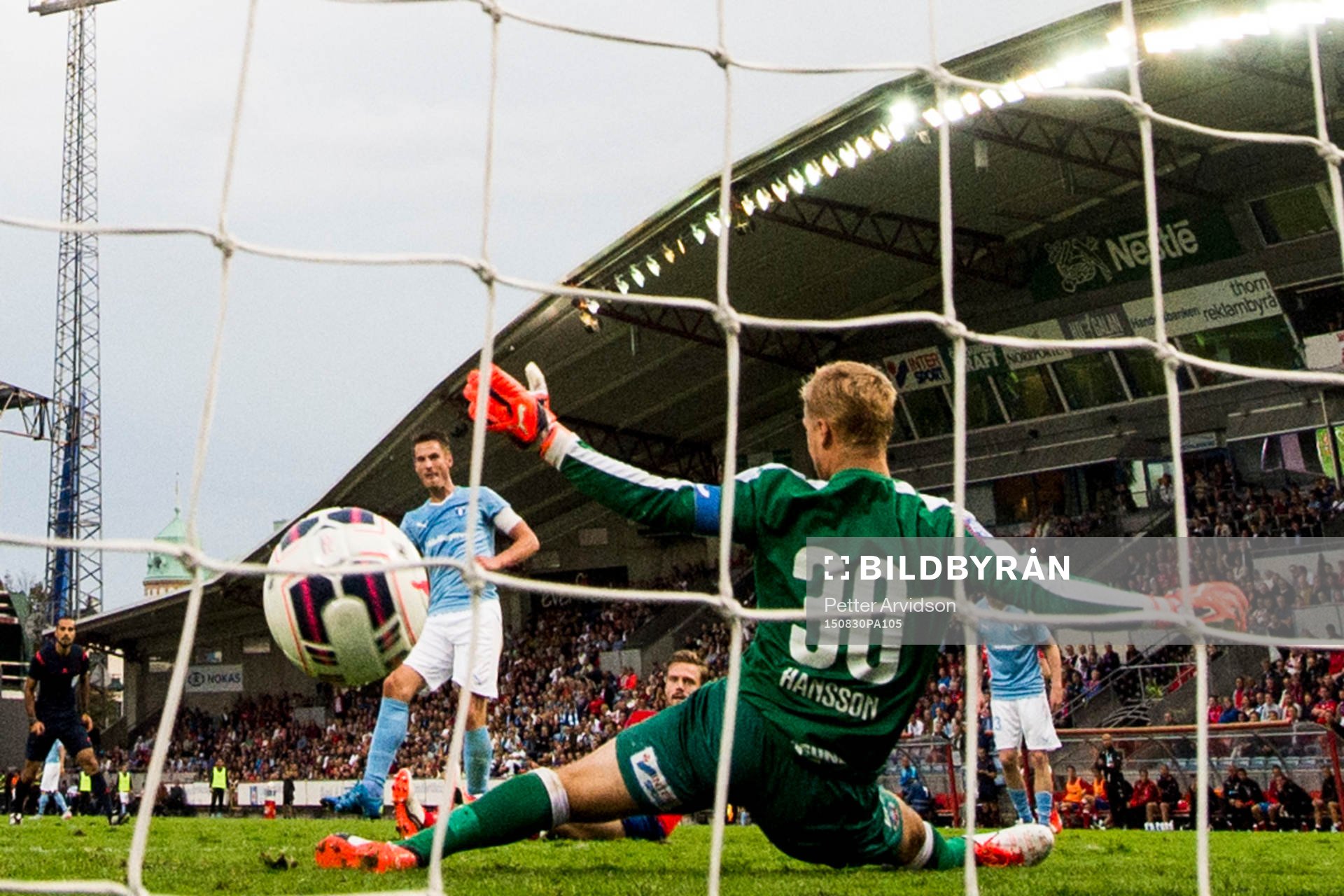Malmö FFs Markus Rosenberg gör 0-3 bakom Helsingborgs