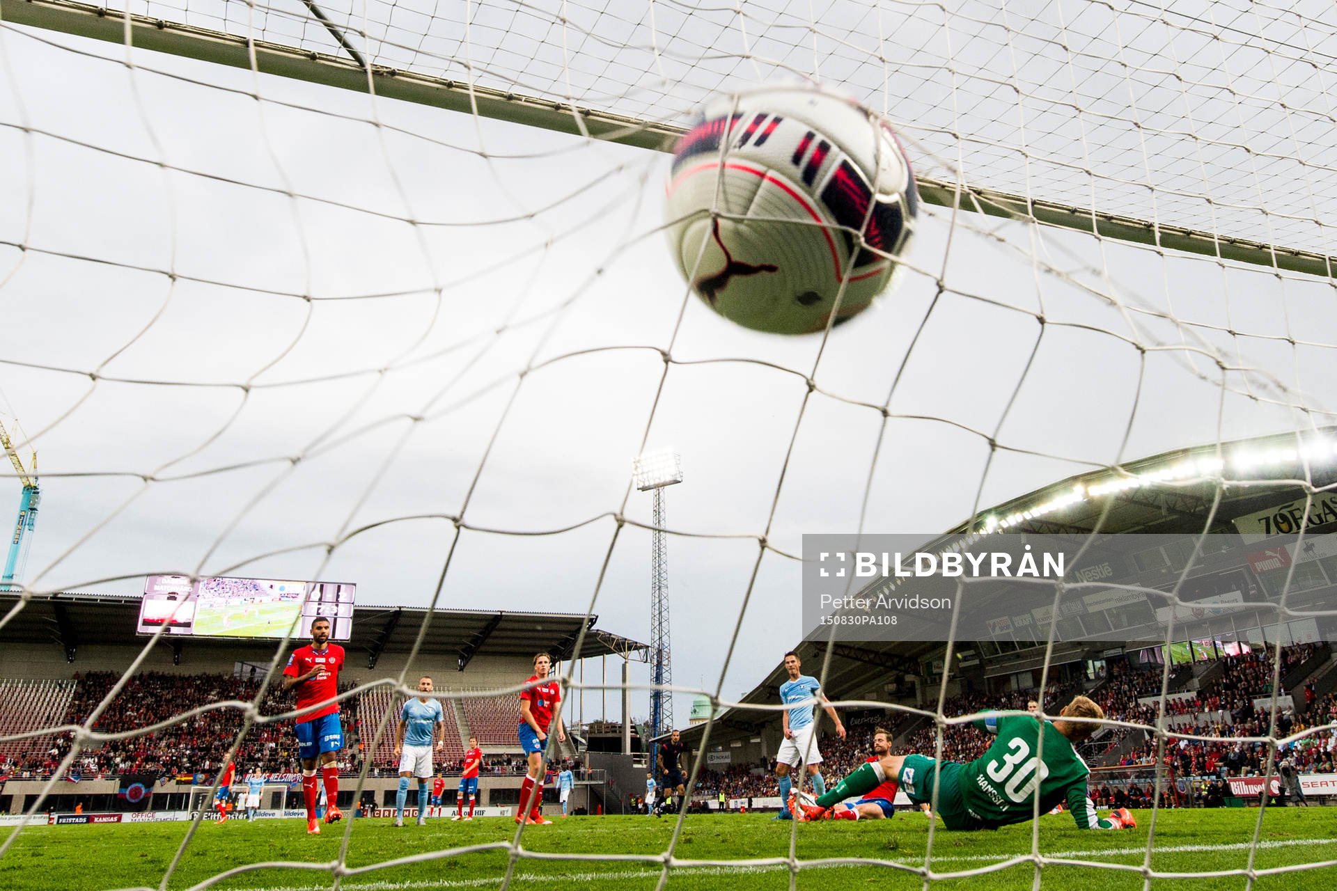 Malmö FFs Markus Rosenberg gör 0-3 bakom Helsingborgs