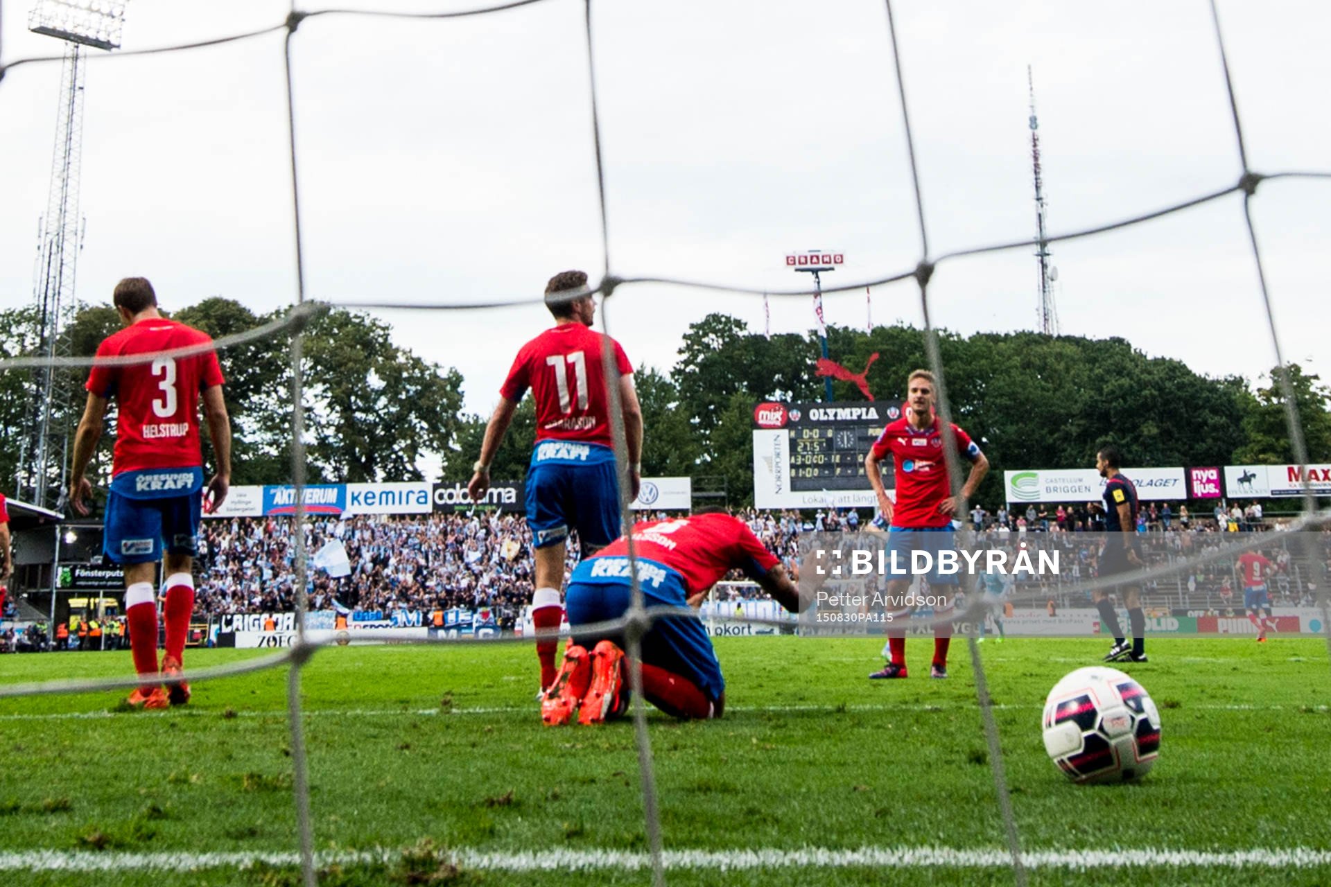 Helsingborgs spelare deppar