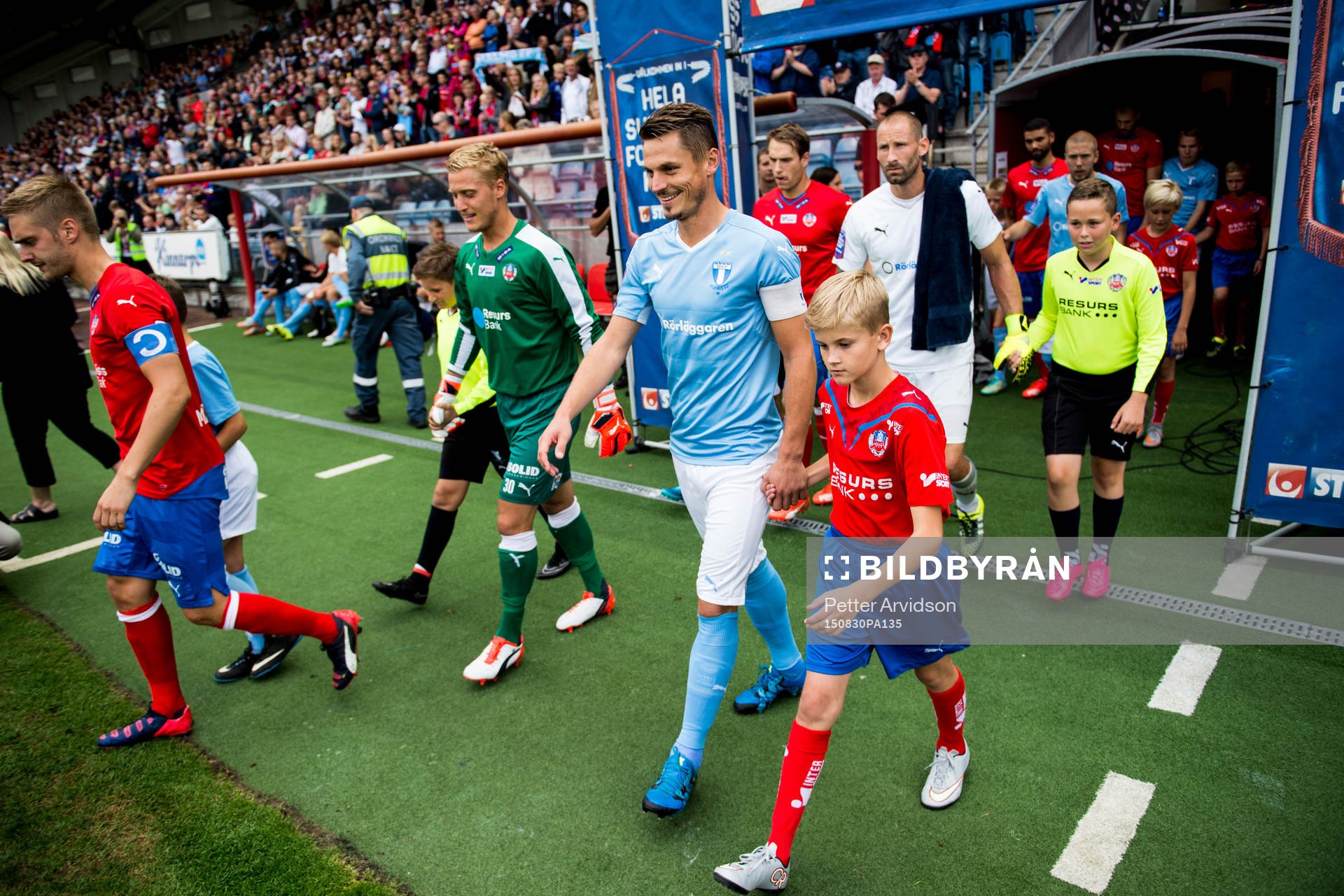 Helsingborgs Johan Mårtensson och målvakt Pär Hansson
